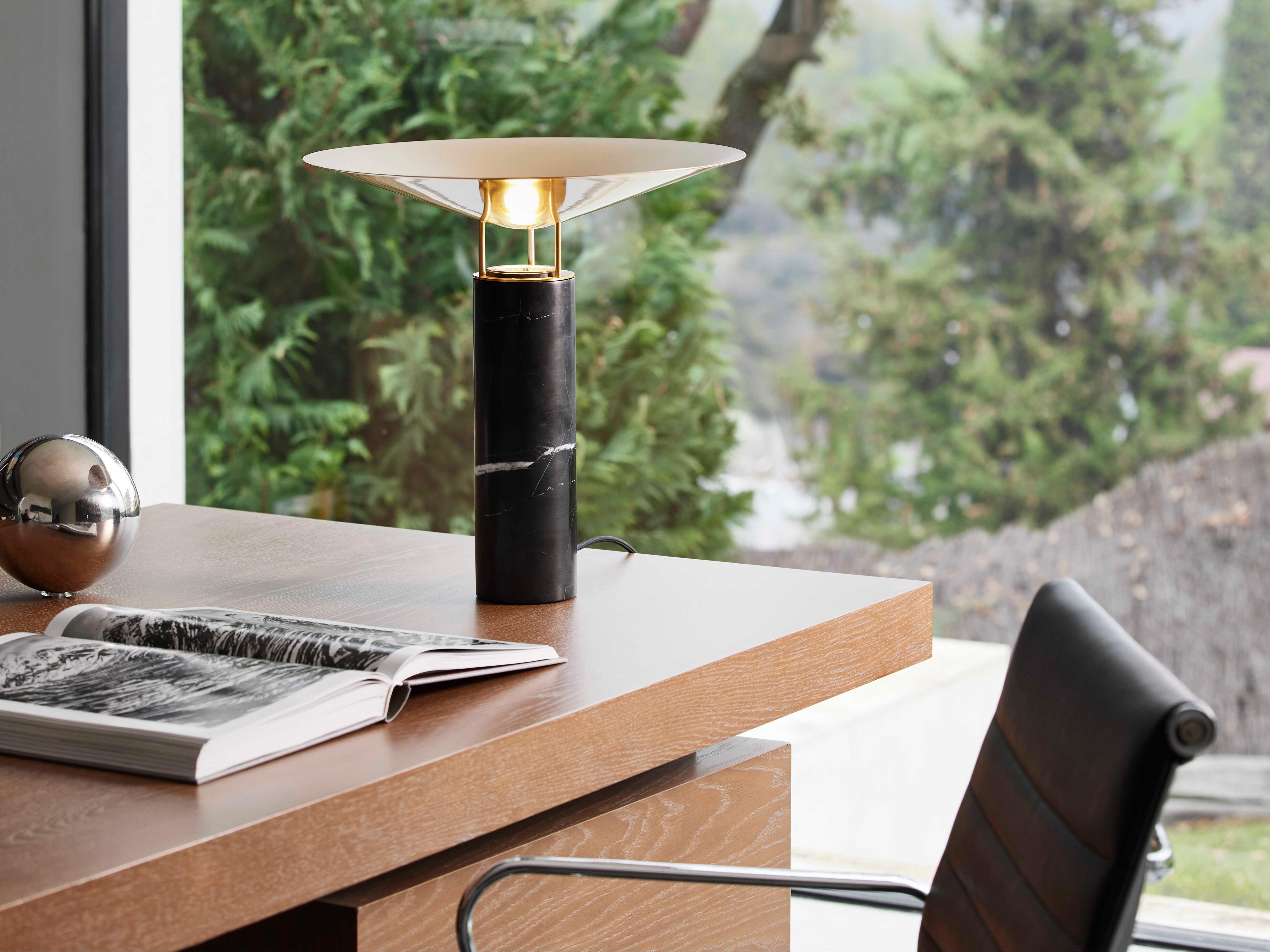 Carpyen Rebound Black Table Lamp
