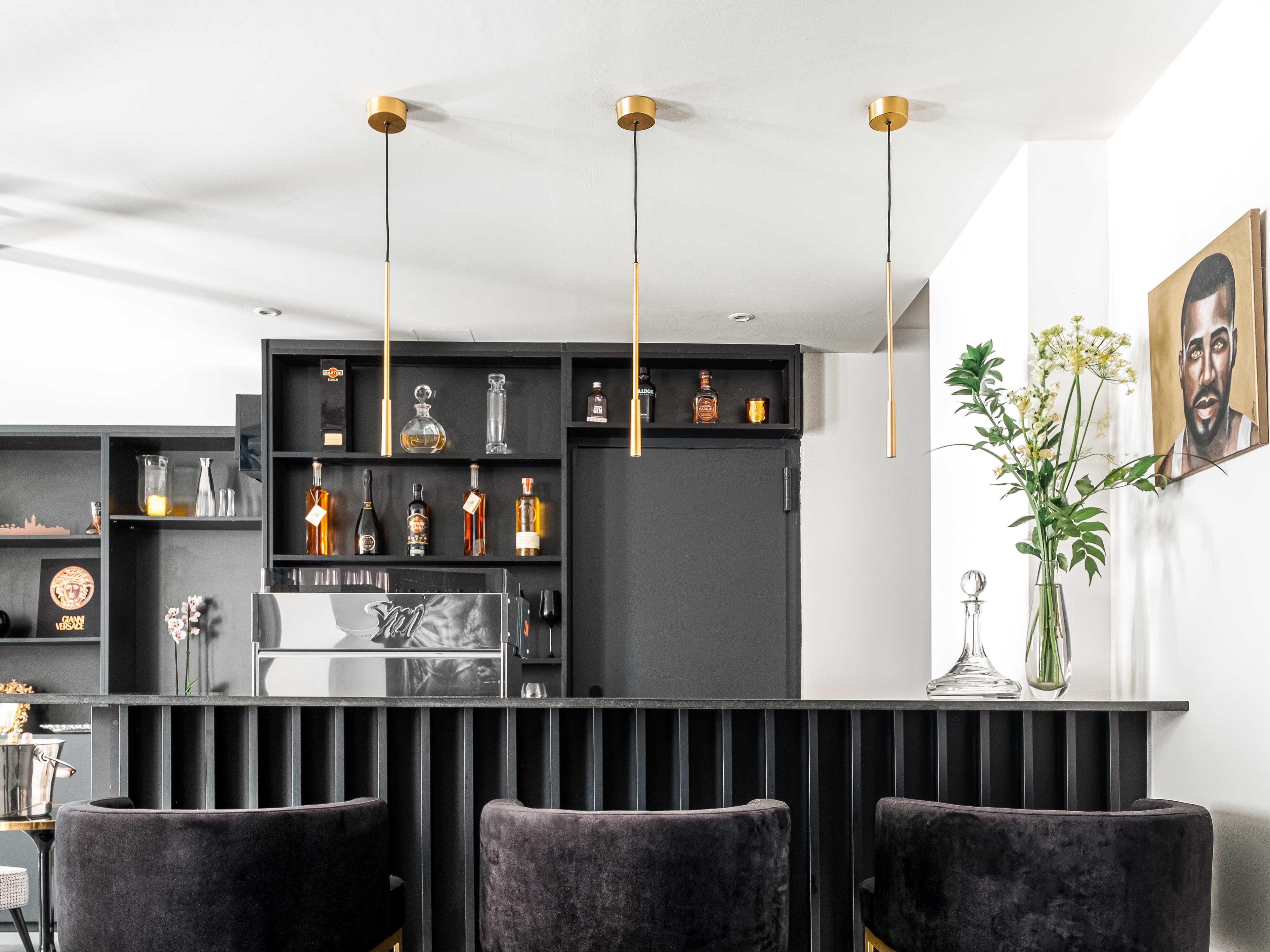 Carpyen Pippet Gold Cylinder Mini Pendant