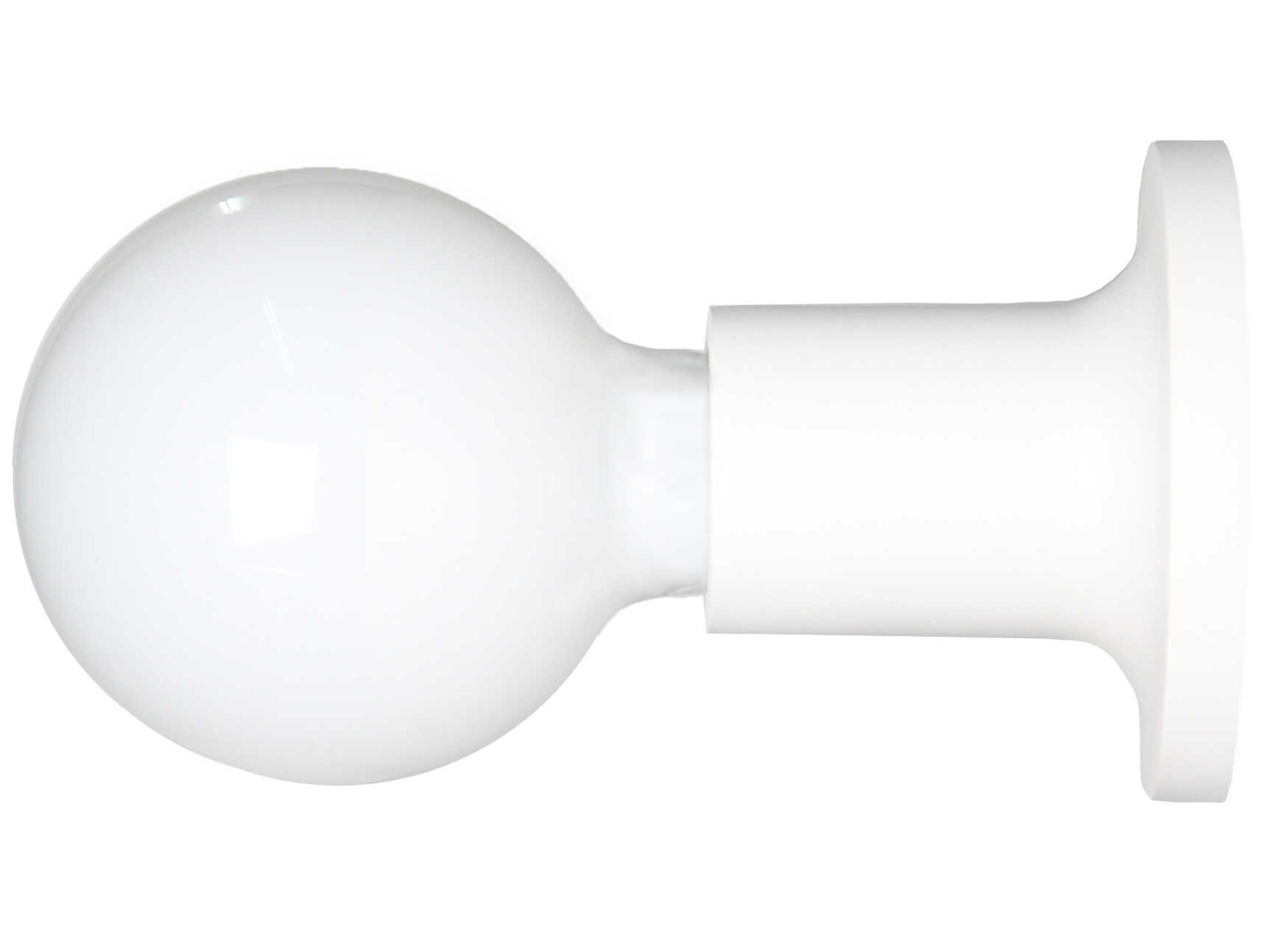 Punt 1-Light White Wall Sconce