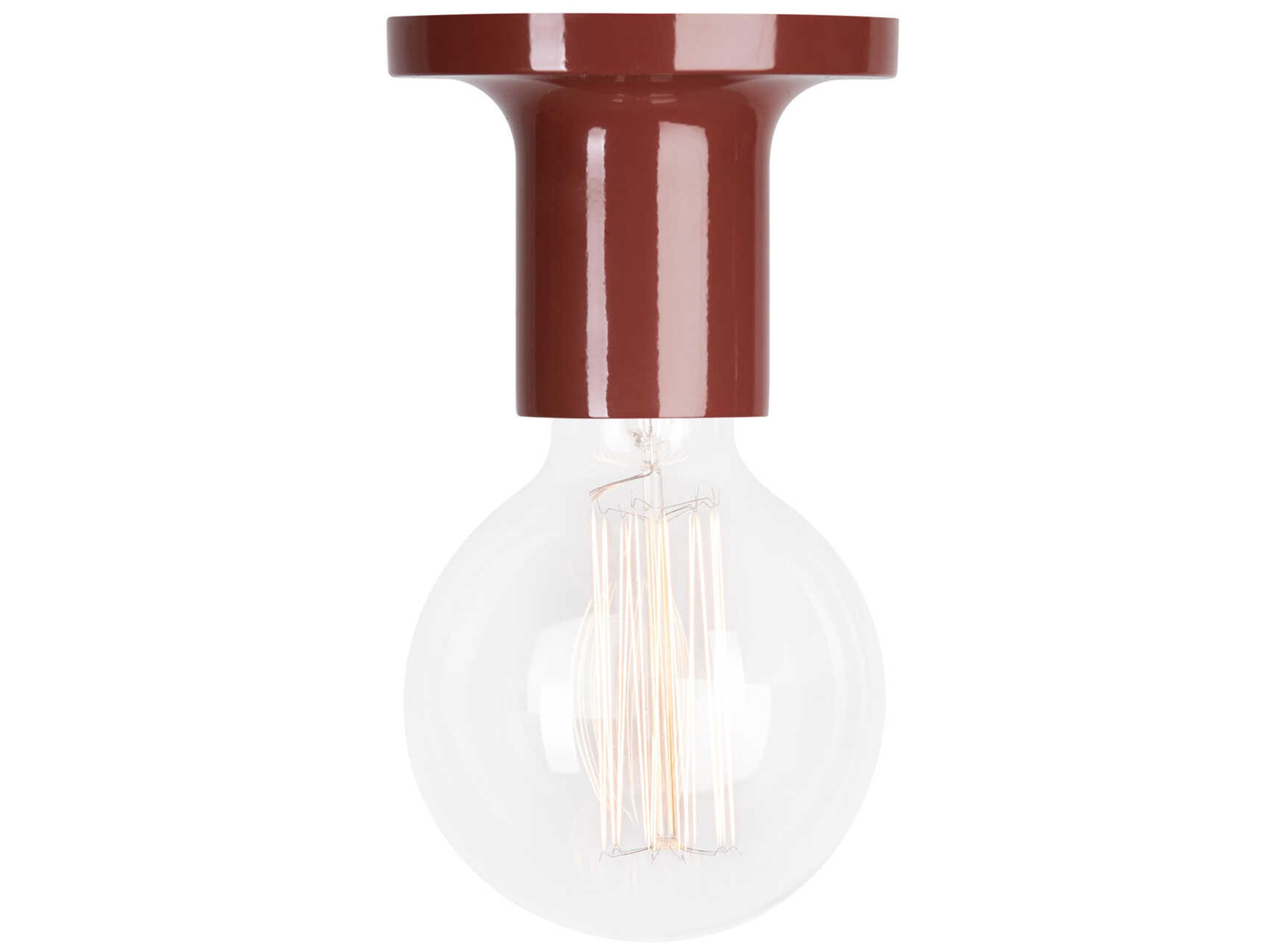 Carpyen Punt 1-Light Terracota Red Wall Sconce