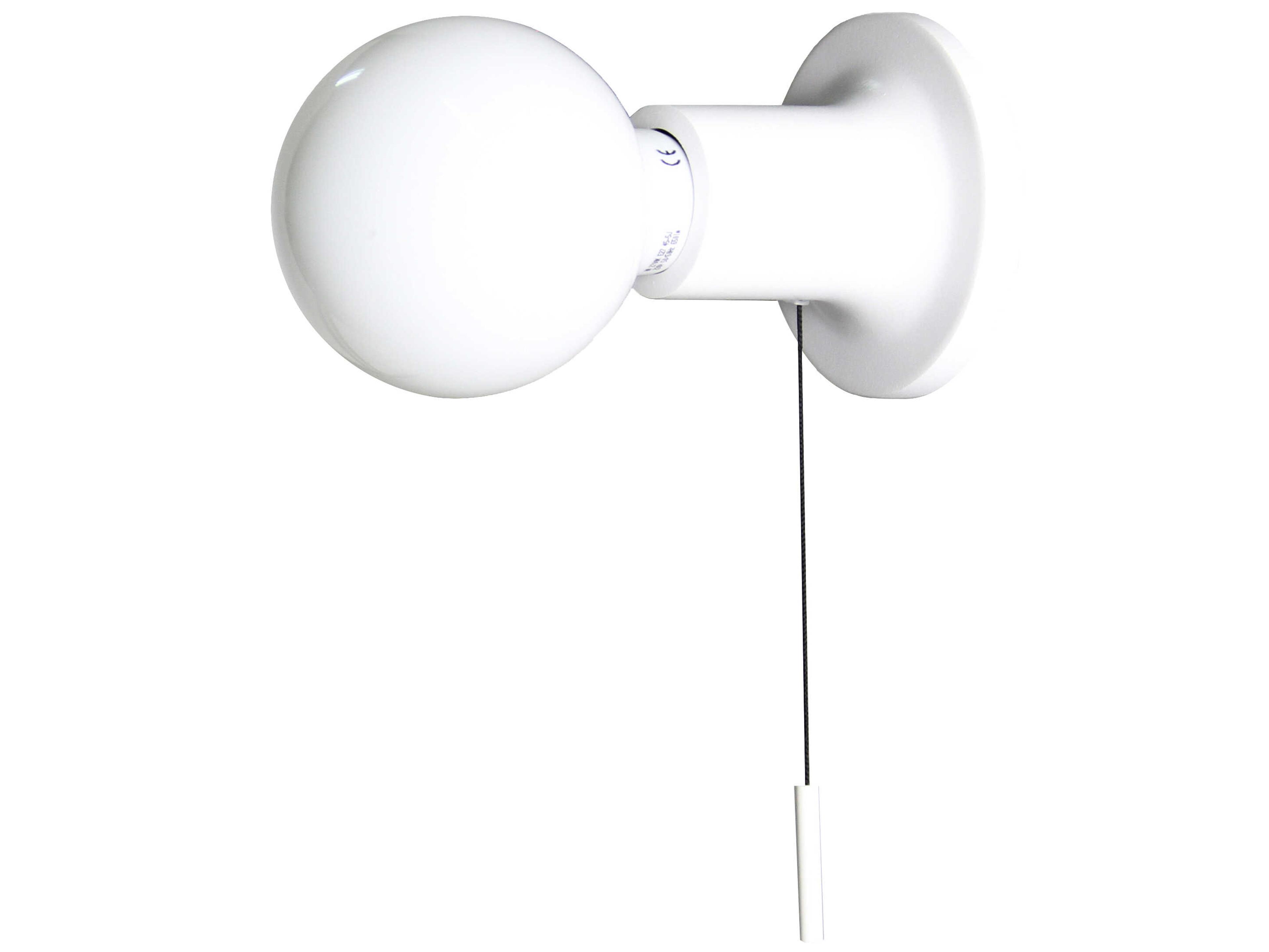 Punt 1-Light White Wall Sconce
