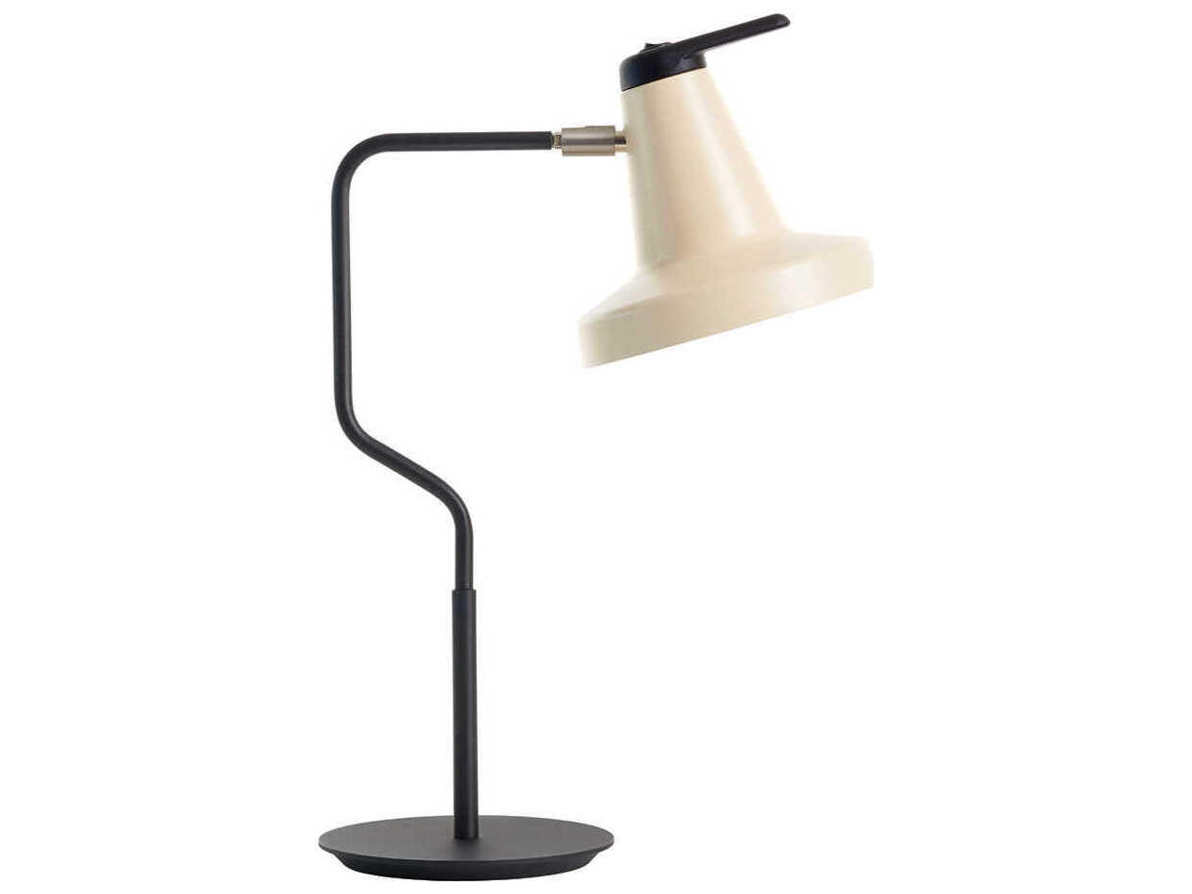 Garcon Beige Black Desk Lamp