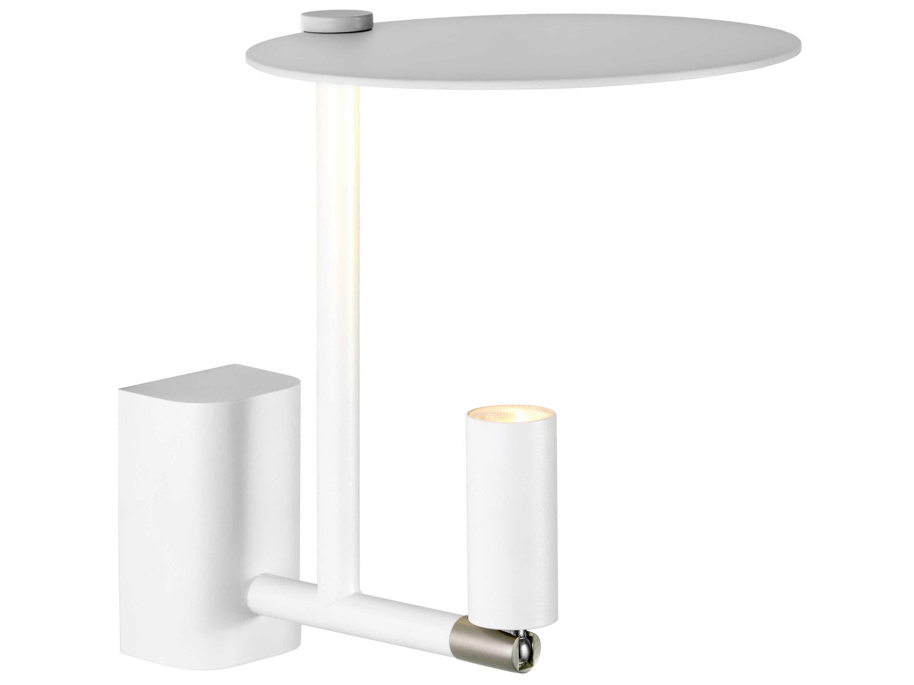 Carpyen Kelly White Nickel Wall Sconce