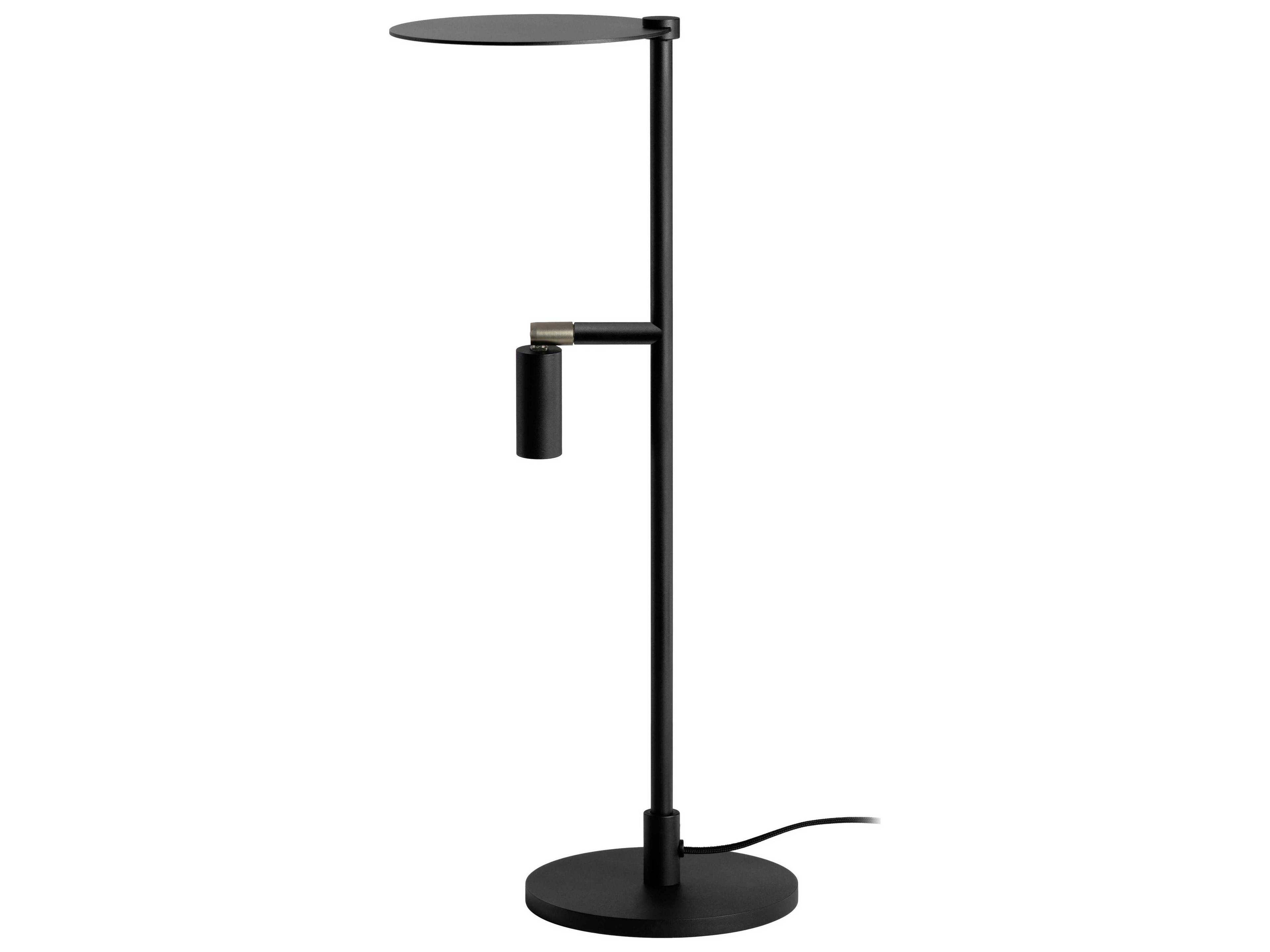 Carpyen Kelly Black Nickel Table Lamp