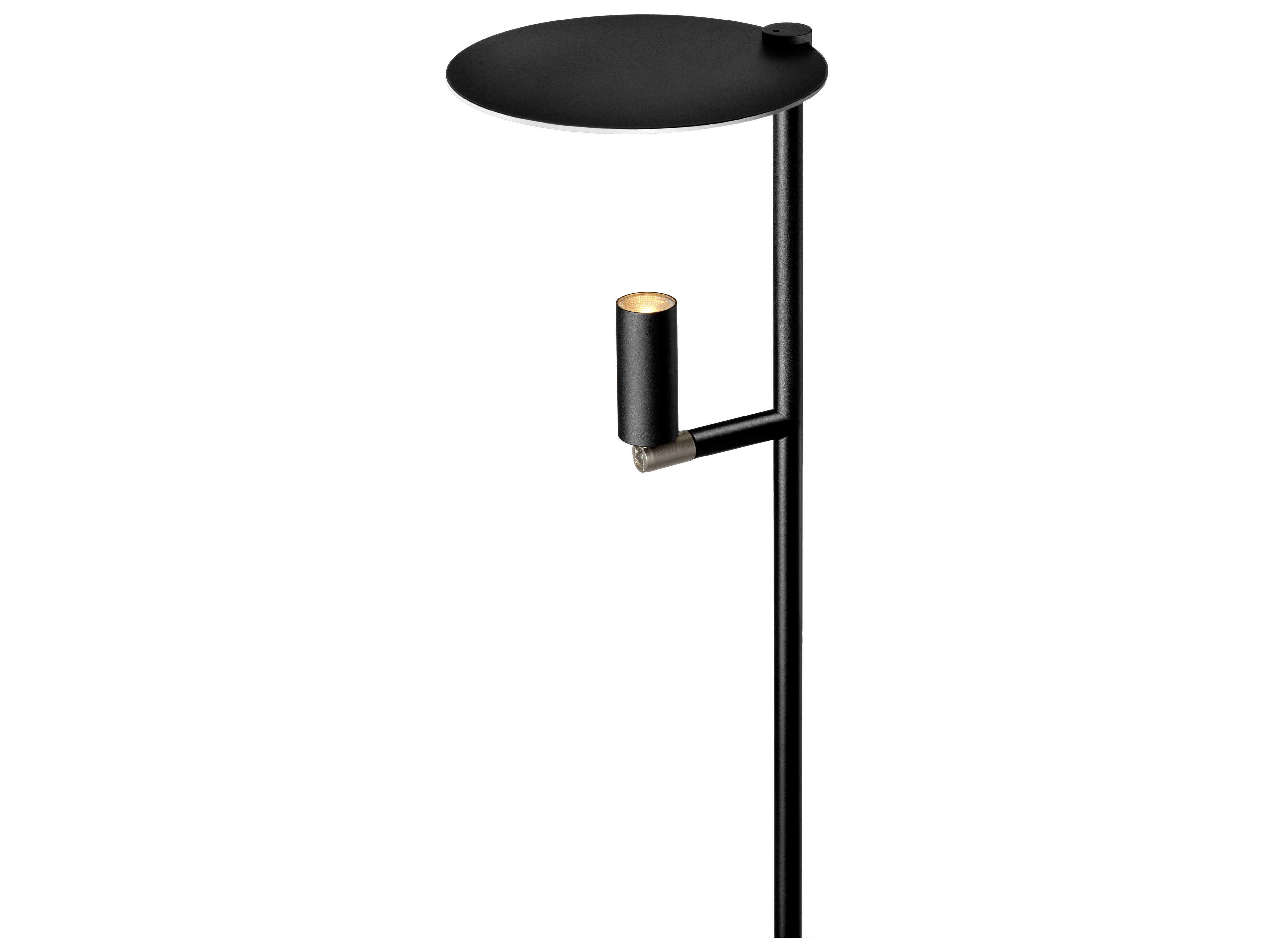 Carpyen Kelly Black Nickel Floor Lamp