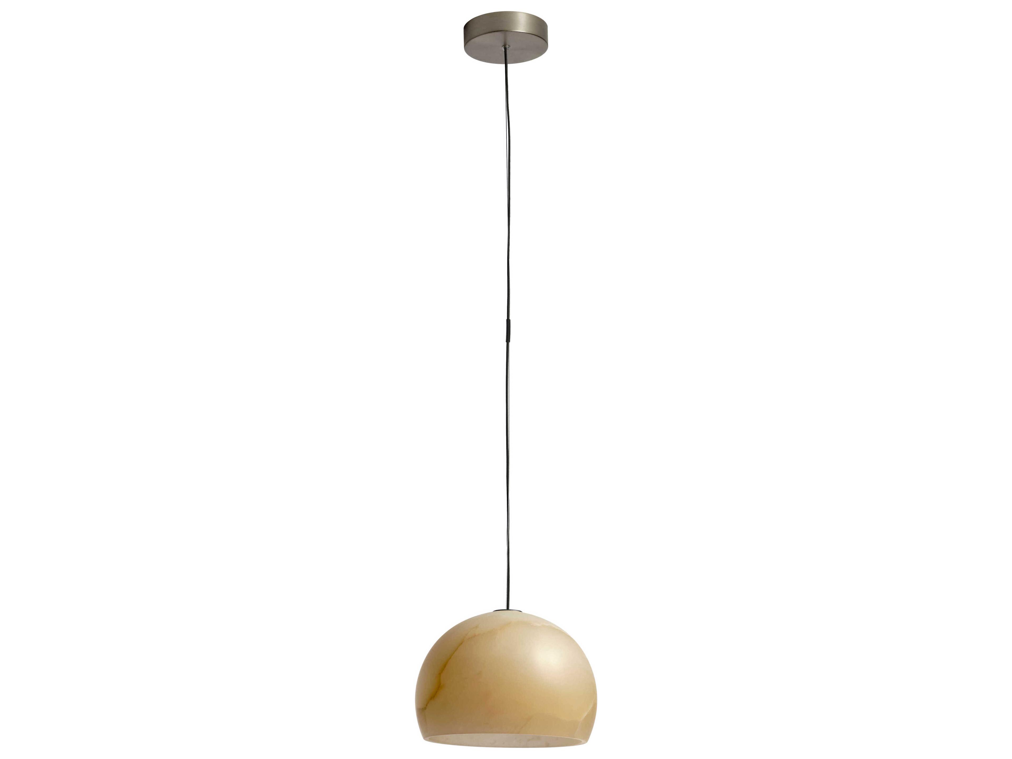 Carpyen Neil Matt Nickel Dome Mini Pendant