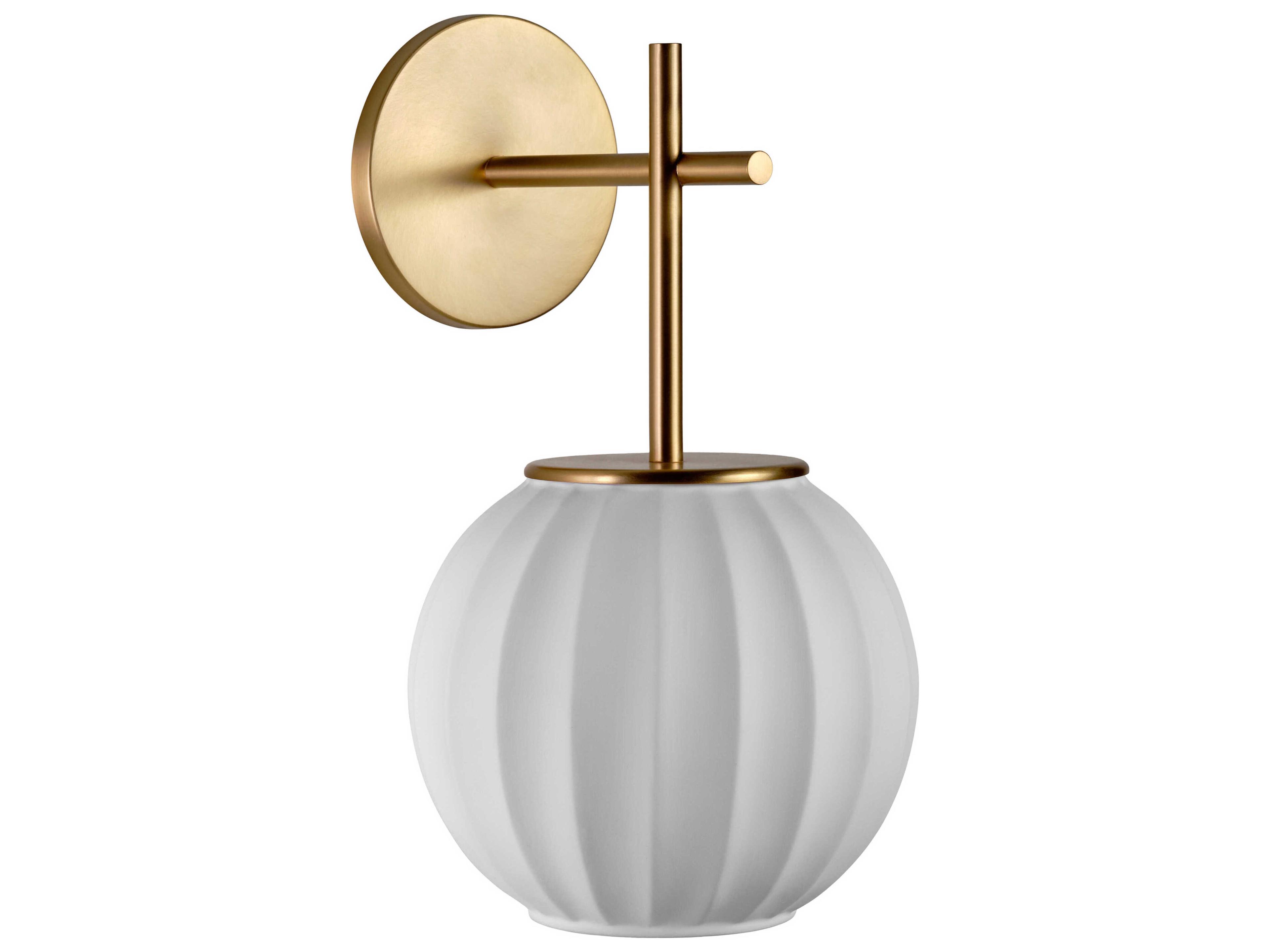 Carpyen Mei 1-Light Gold Wall Sconce