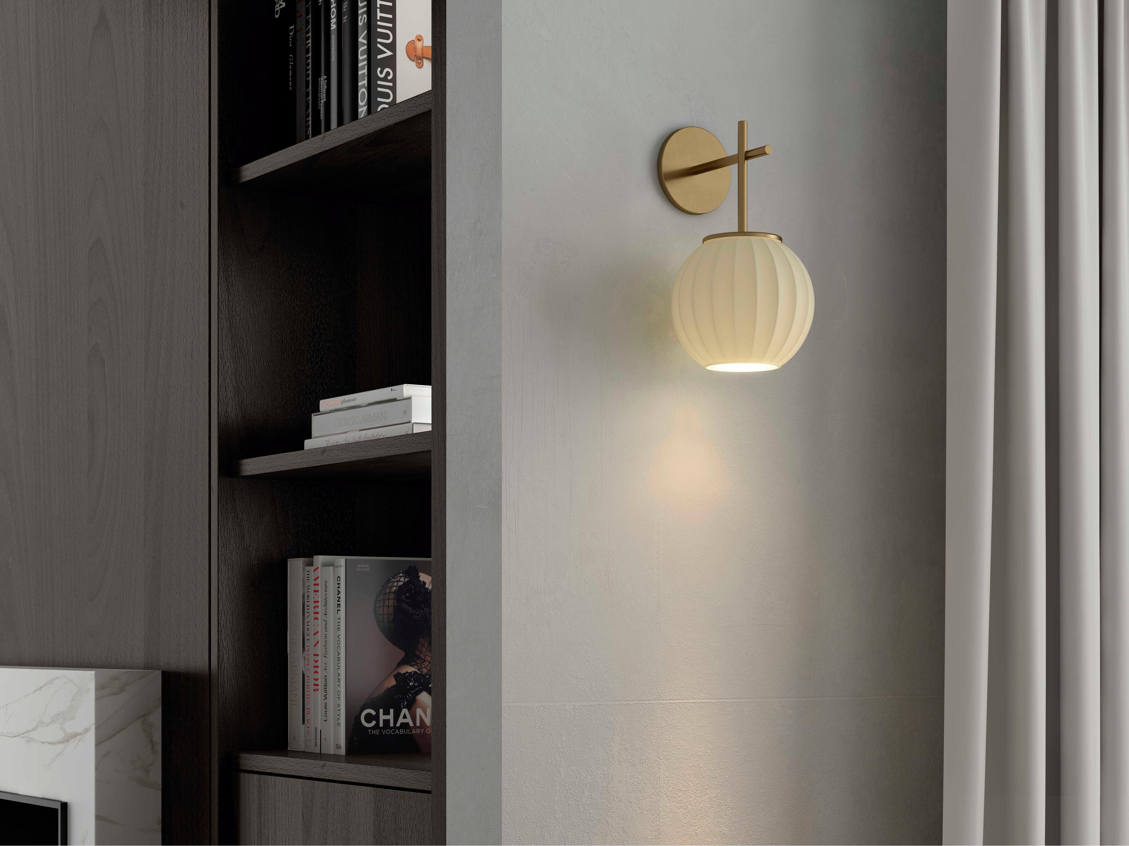 Carpyen Mei 1-Light Gold Wall Sconce