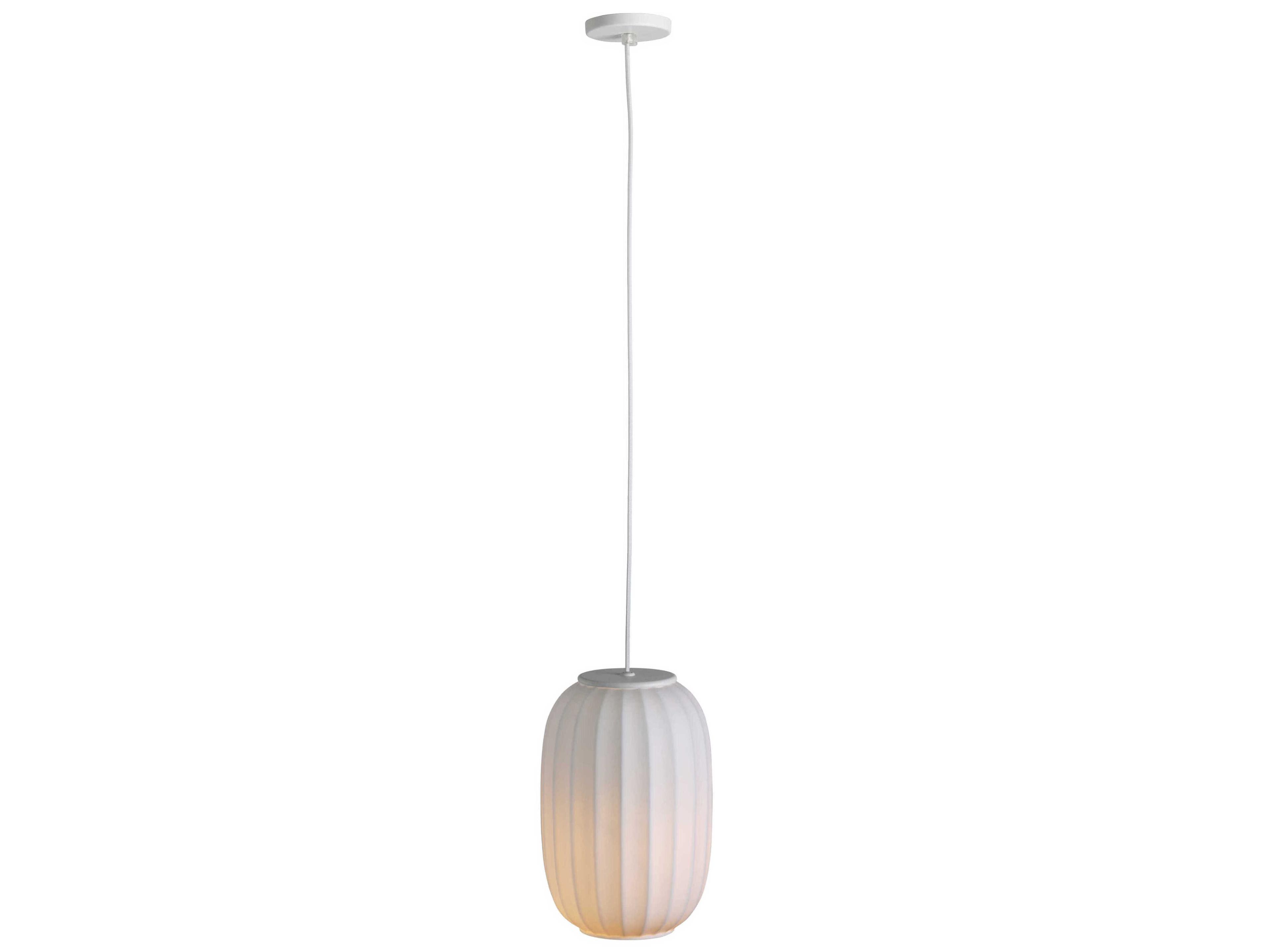 Mei 1-Light White Mini Pendant