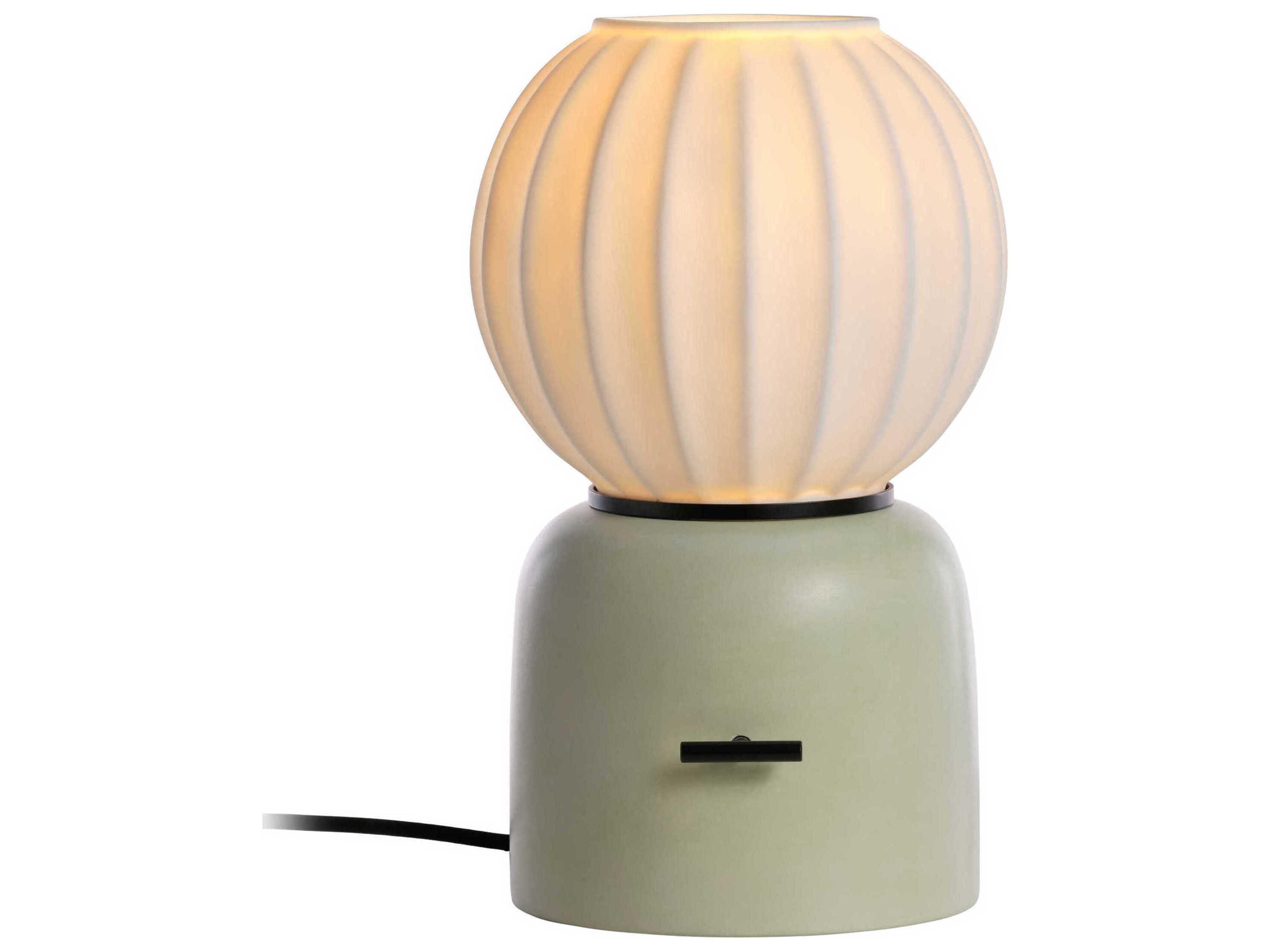 Mei Mint Green Black Table Lamp