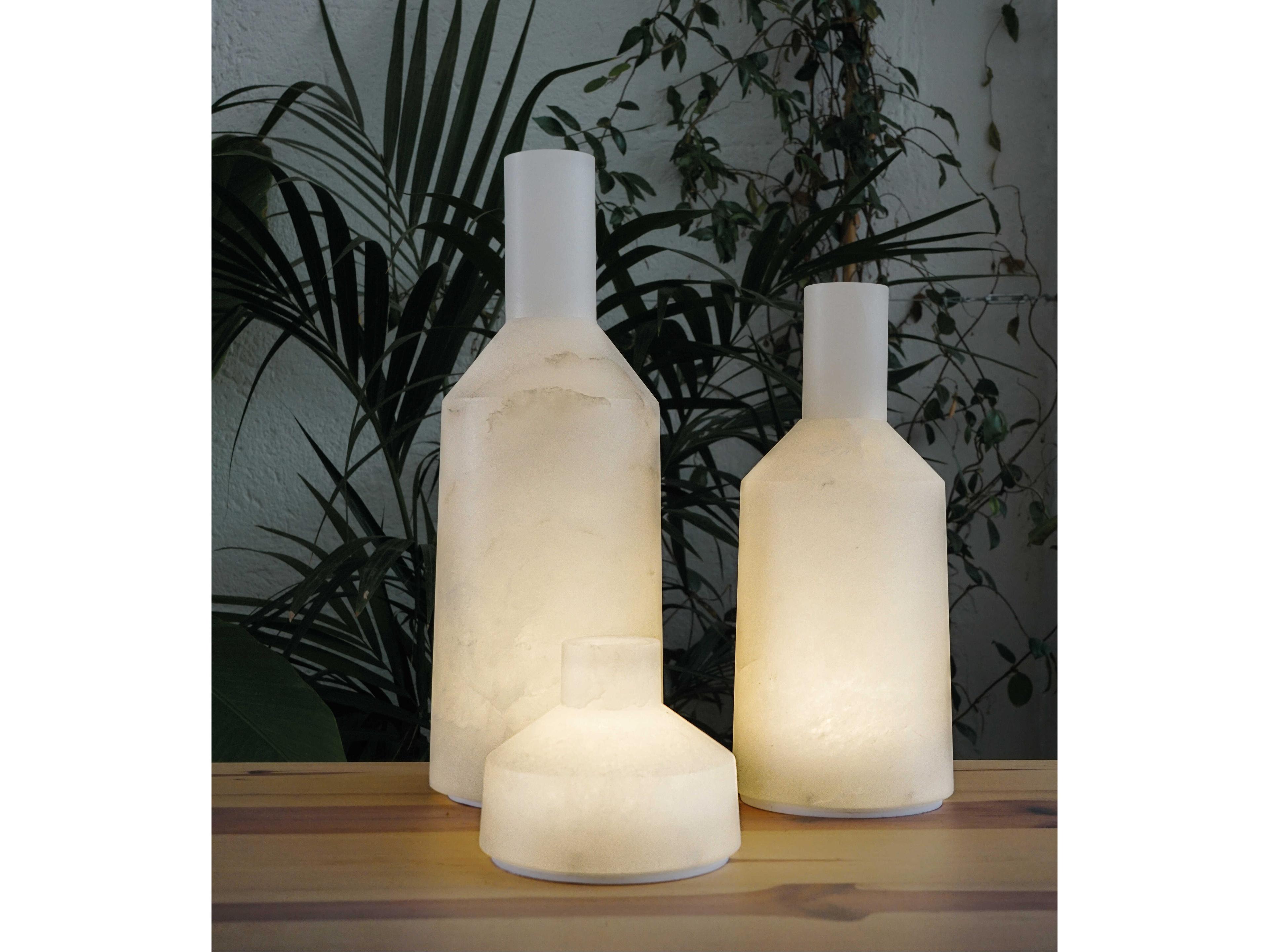 Carpyen Alabast Alabaster White Table Lamp