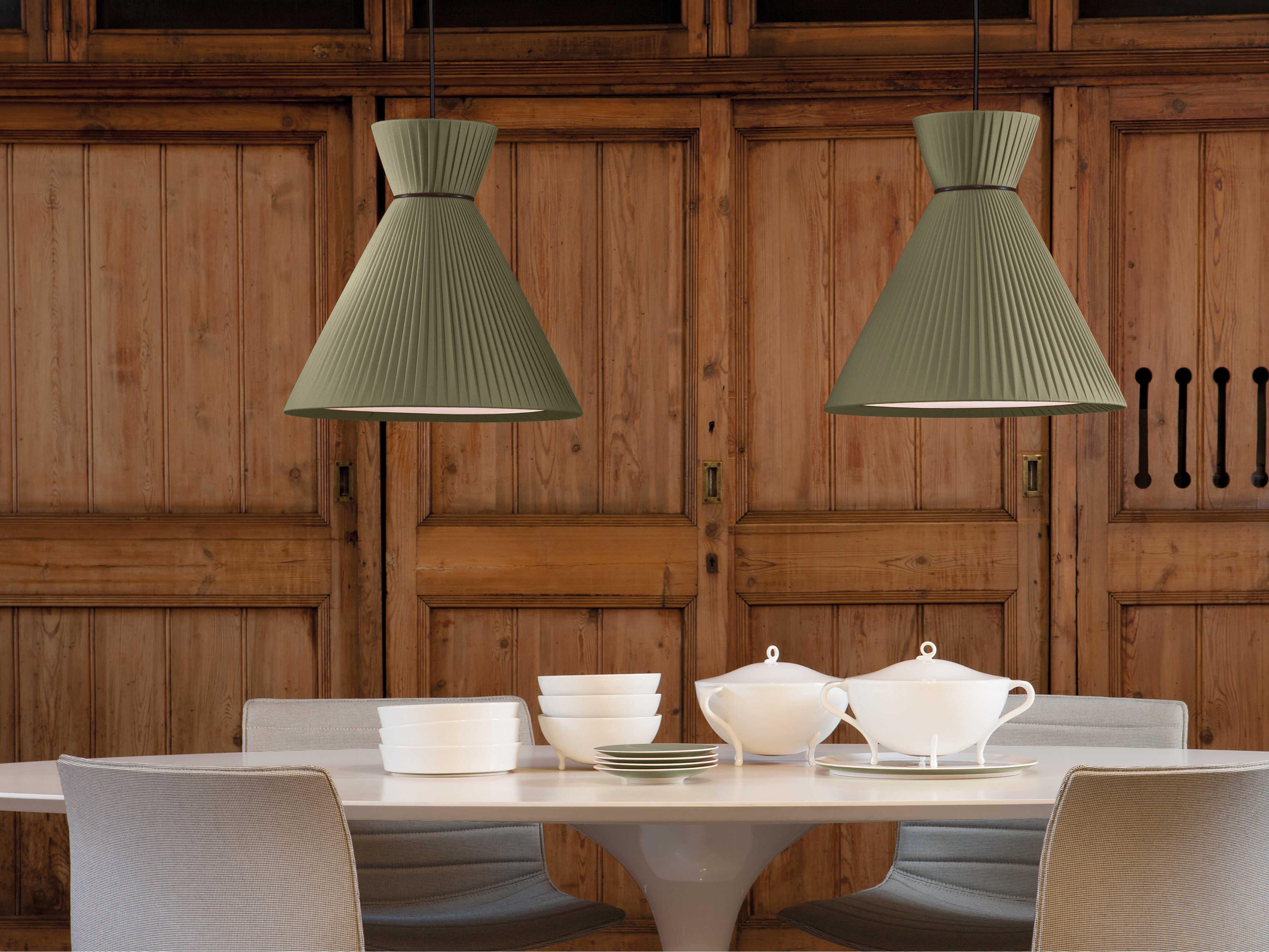 Carpyen Mandarina 1-Light Olive Green Pendant