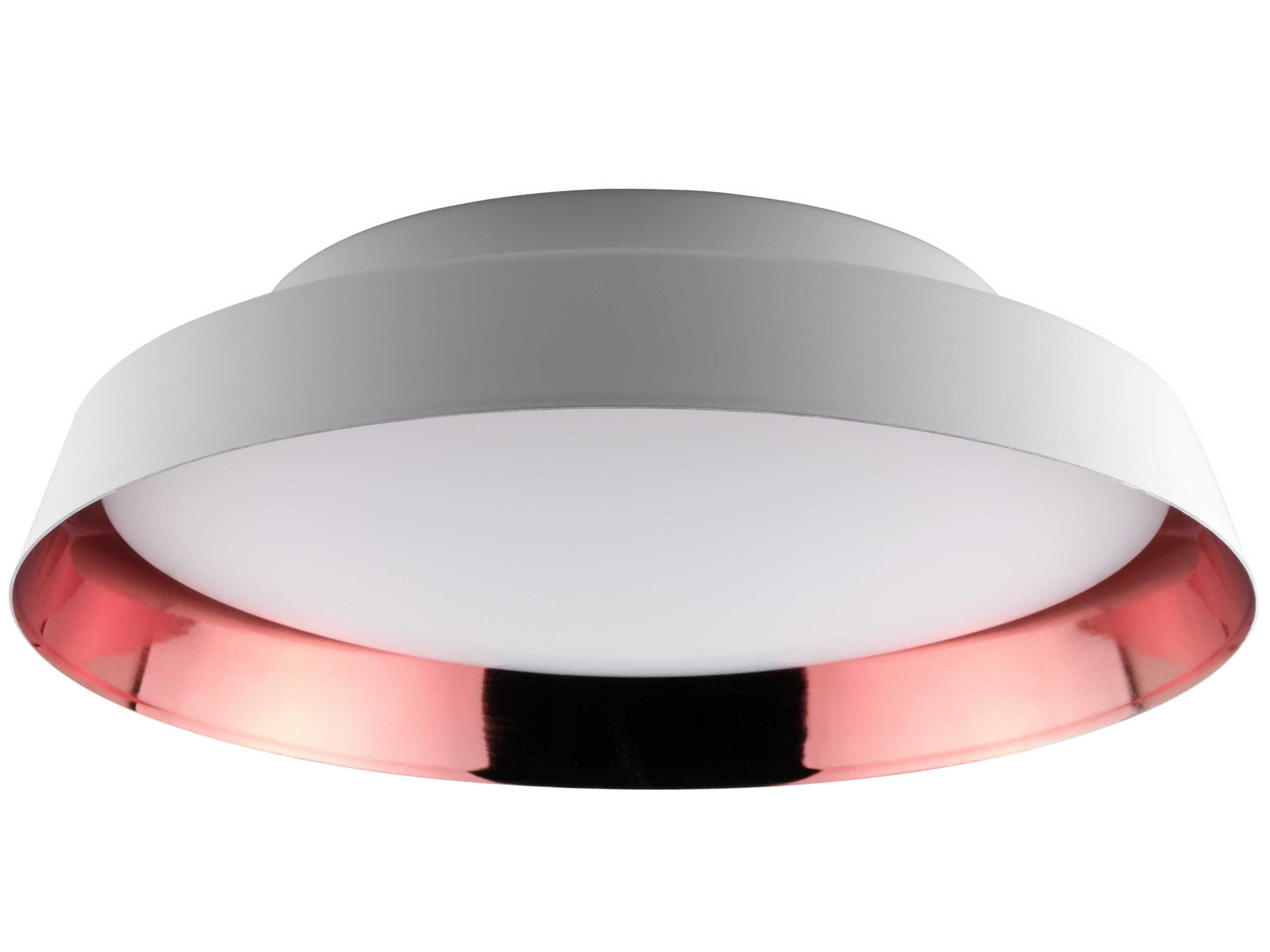 Carpyen Boop White Terracotta Round Flush Mount