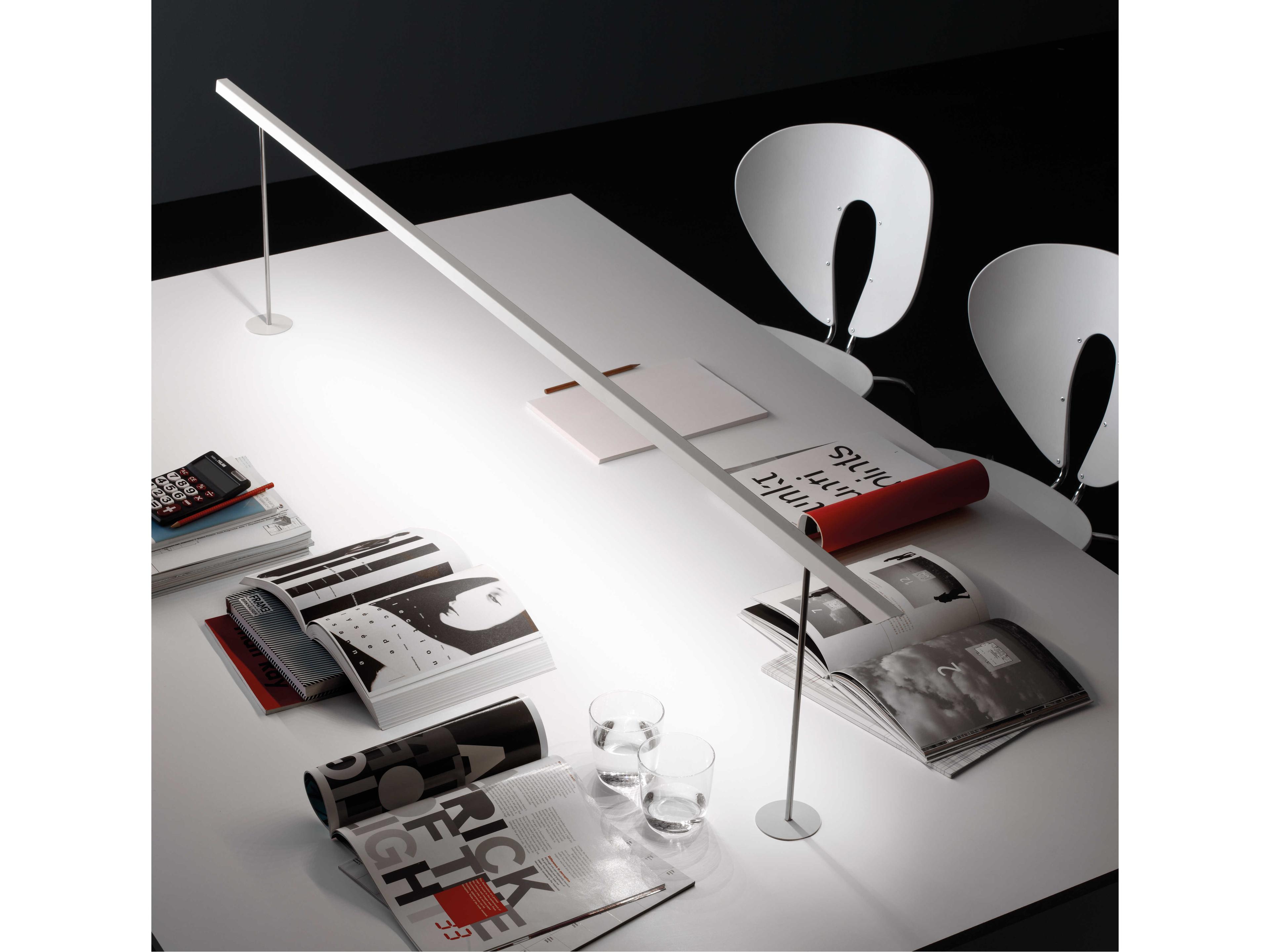 Carpyen Lineal LED White Desk Lamp