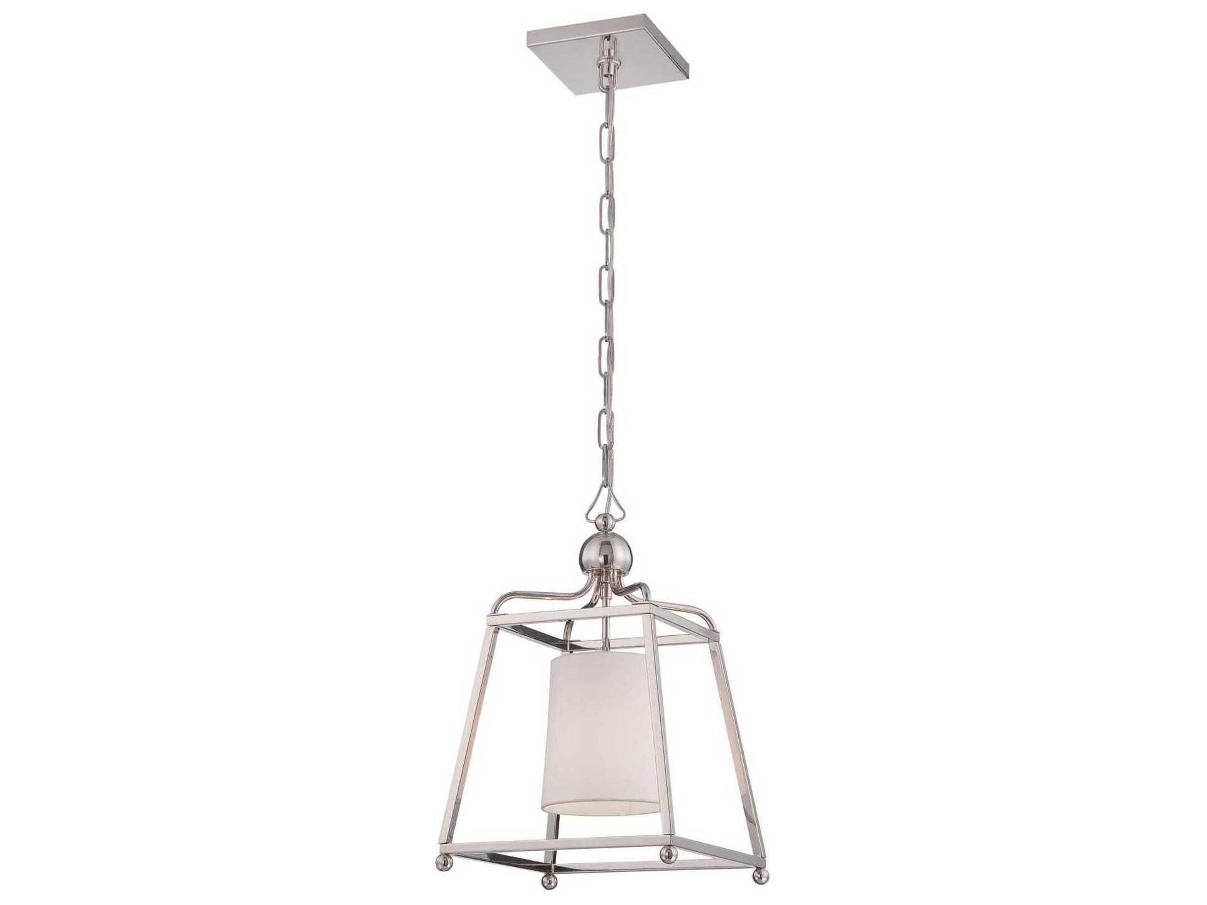 Sylvan 1-Light Polished Nickel Mini Pendant