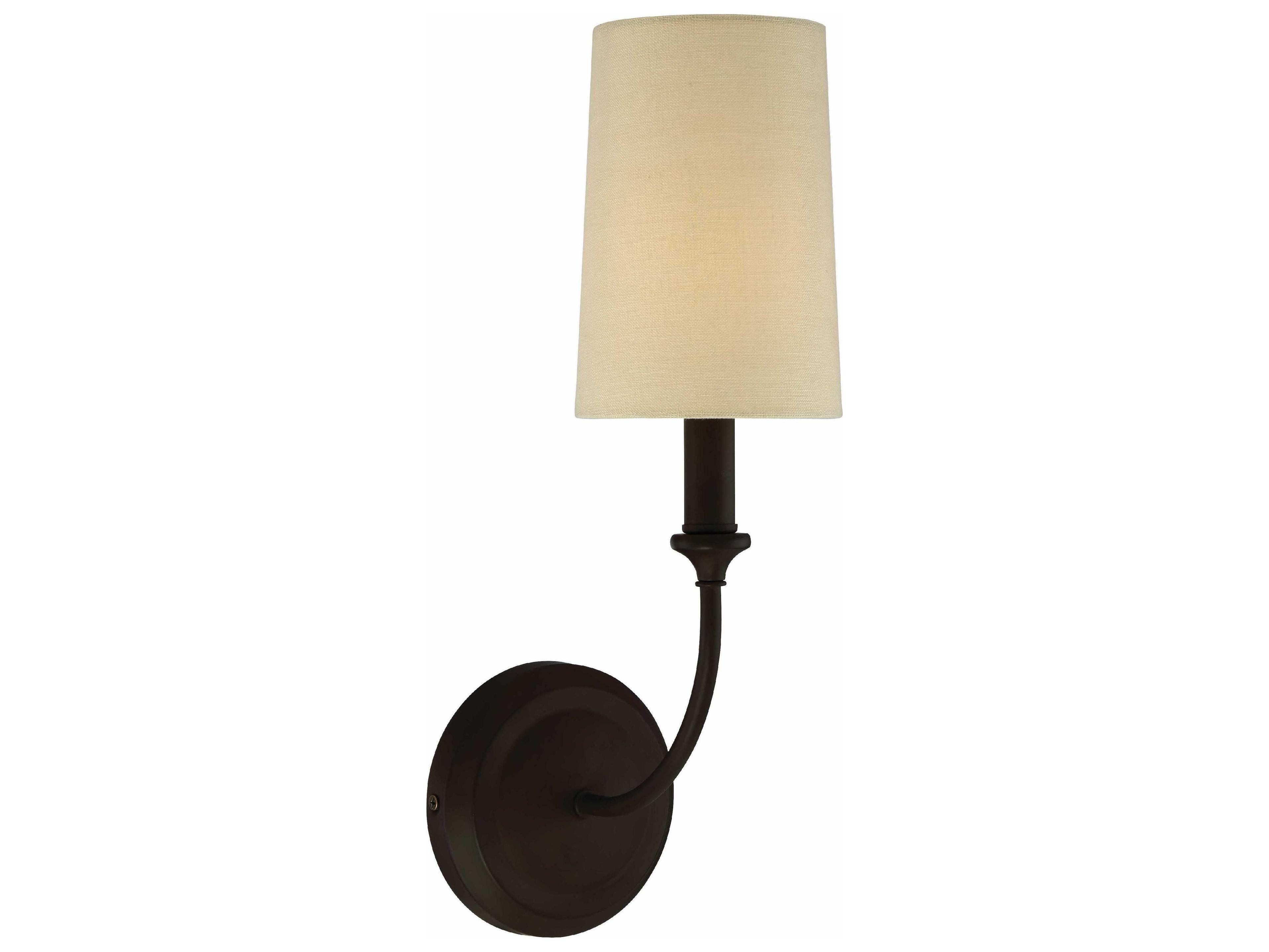 Sylvan 1-Light Dark Bronze Wall Sconce