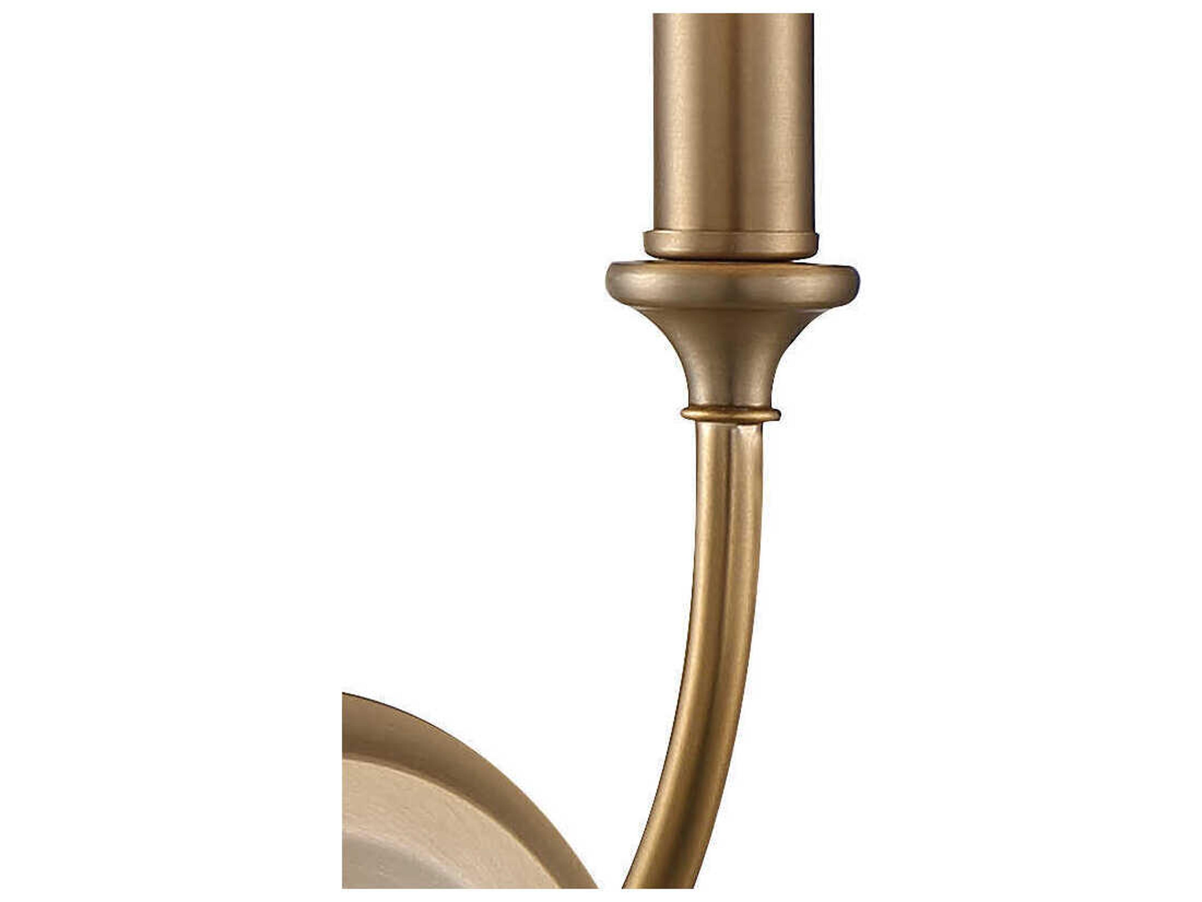 Crystorama Sylvan 1-Light Vibrant Gold Wall Sconce