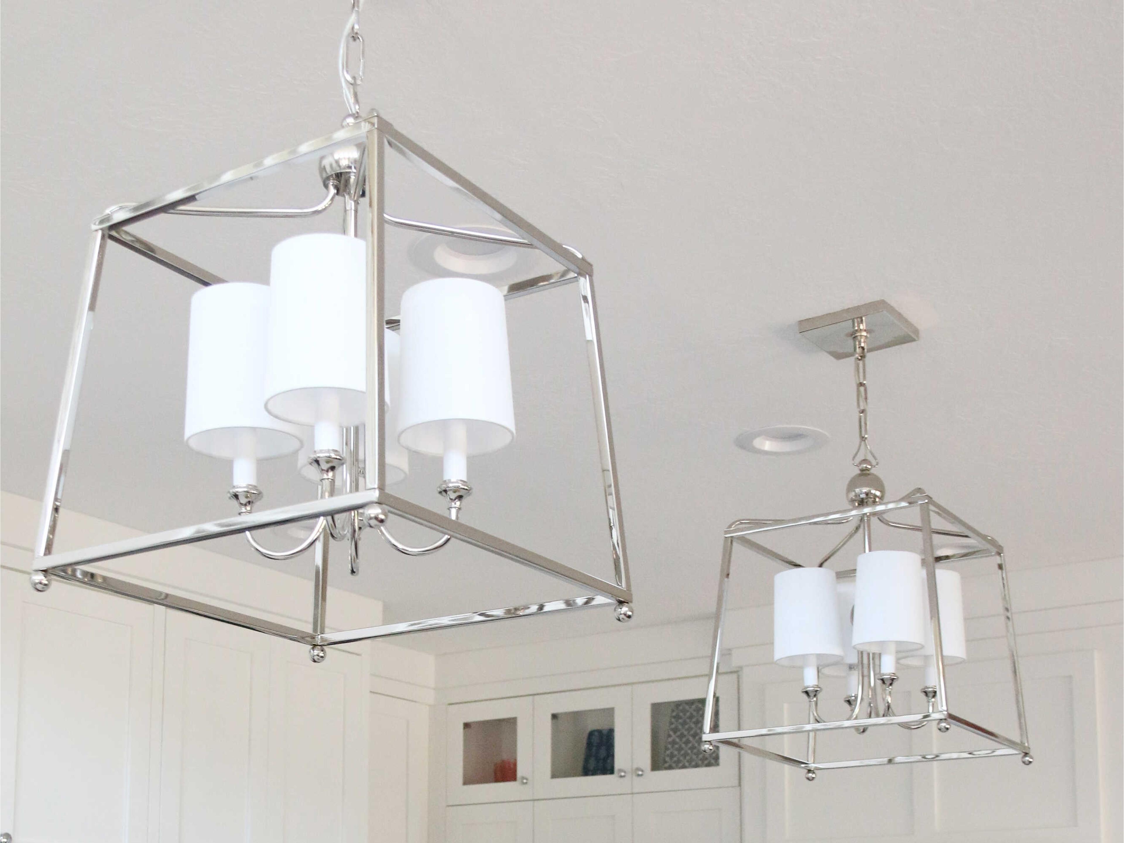 Crystorama Sylvan 4-Light Polished Nickel Candelabra Cylinder Chandelier