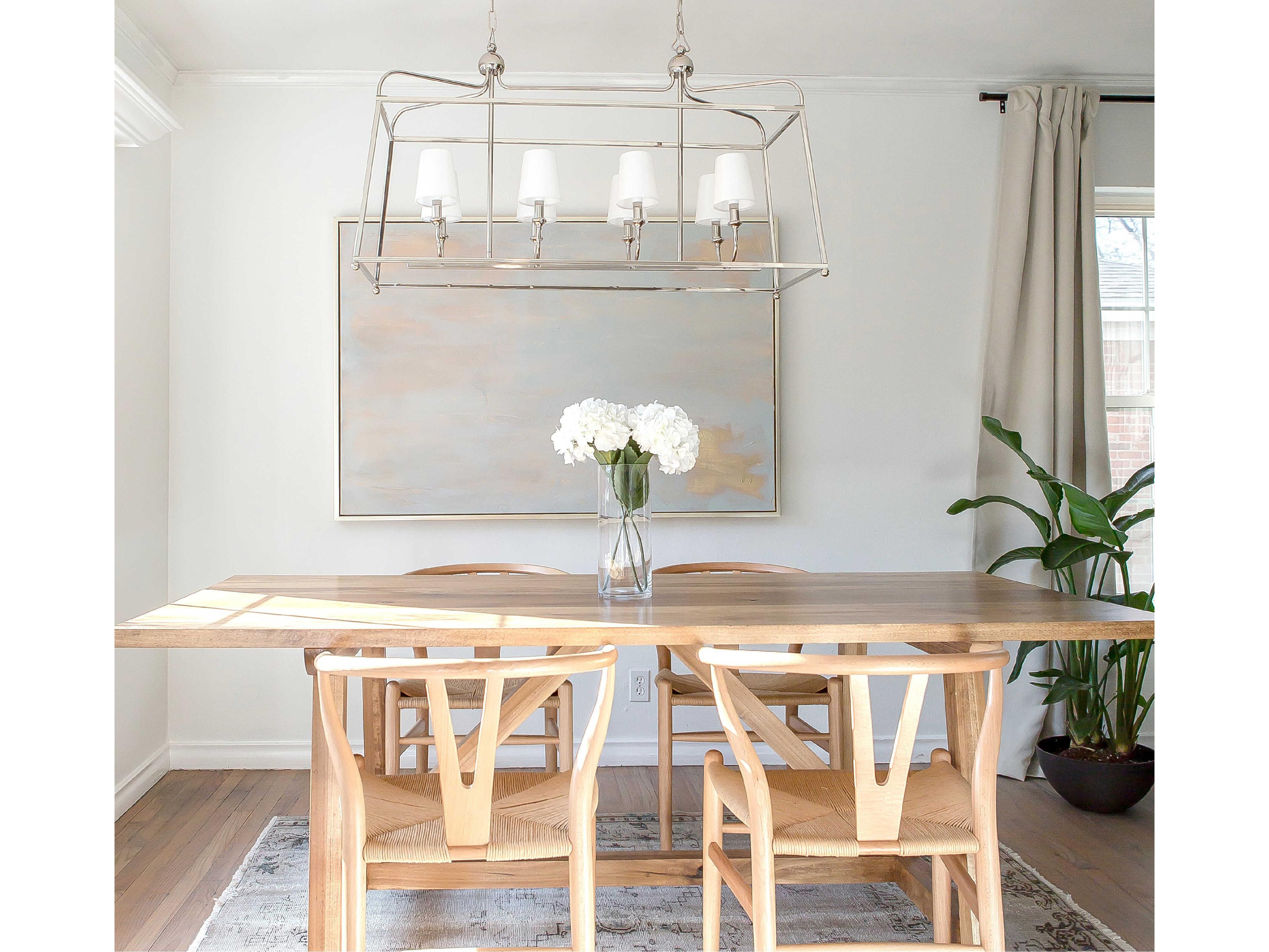 Crystorama Sylvan 8-Light Polished Nickel Empire Island Pendant