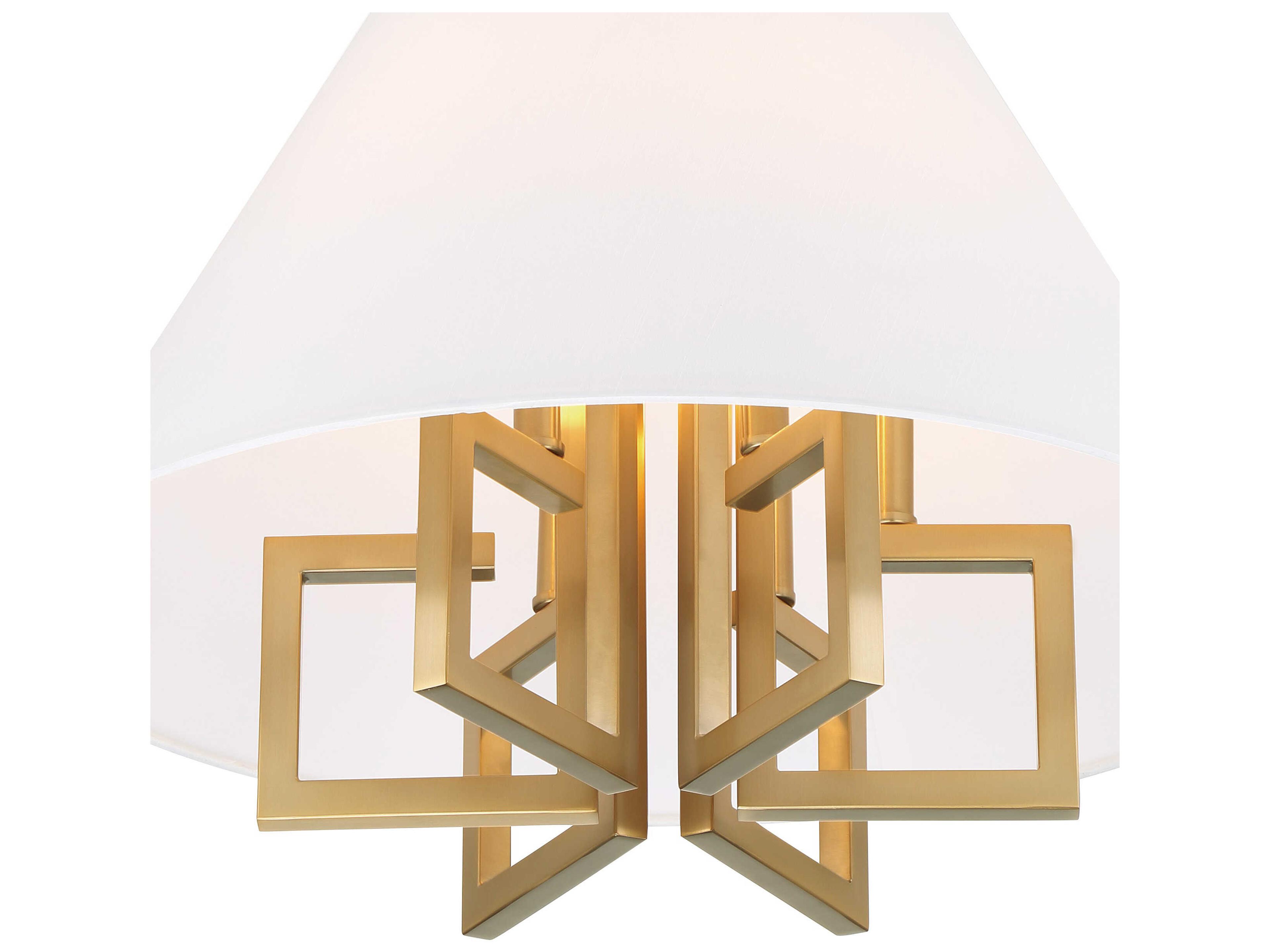 Crystorama Westwood 6-Light Vibrant Gold Empire Pendant