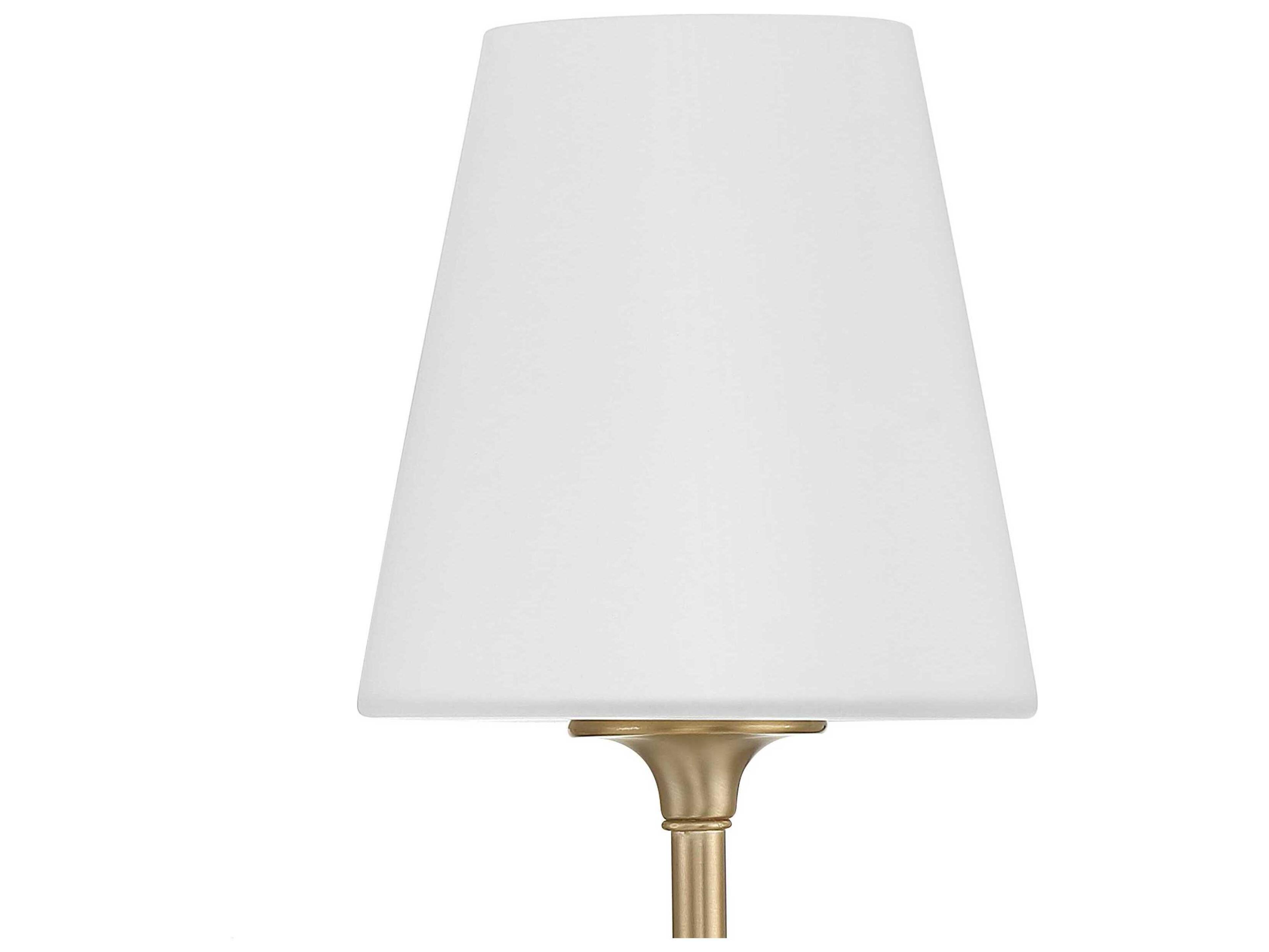 Crystorama Sylvan 2-Light Vibrant Gold Glass Vanity Light