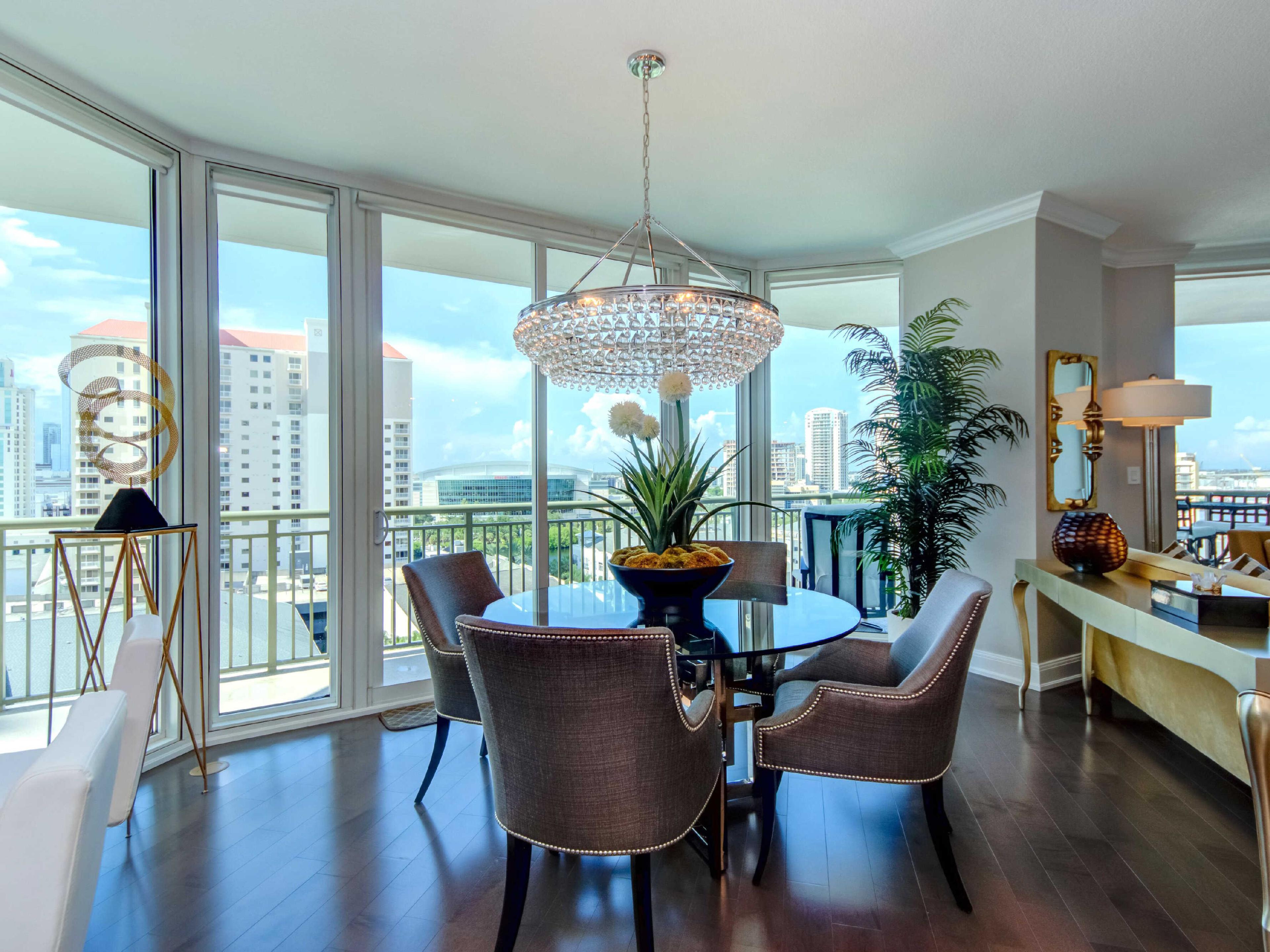 Crystorama Calypso 6-Light Polished Chrome Crystal Glass Chandelier