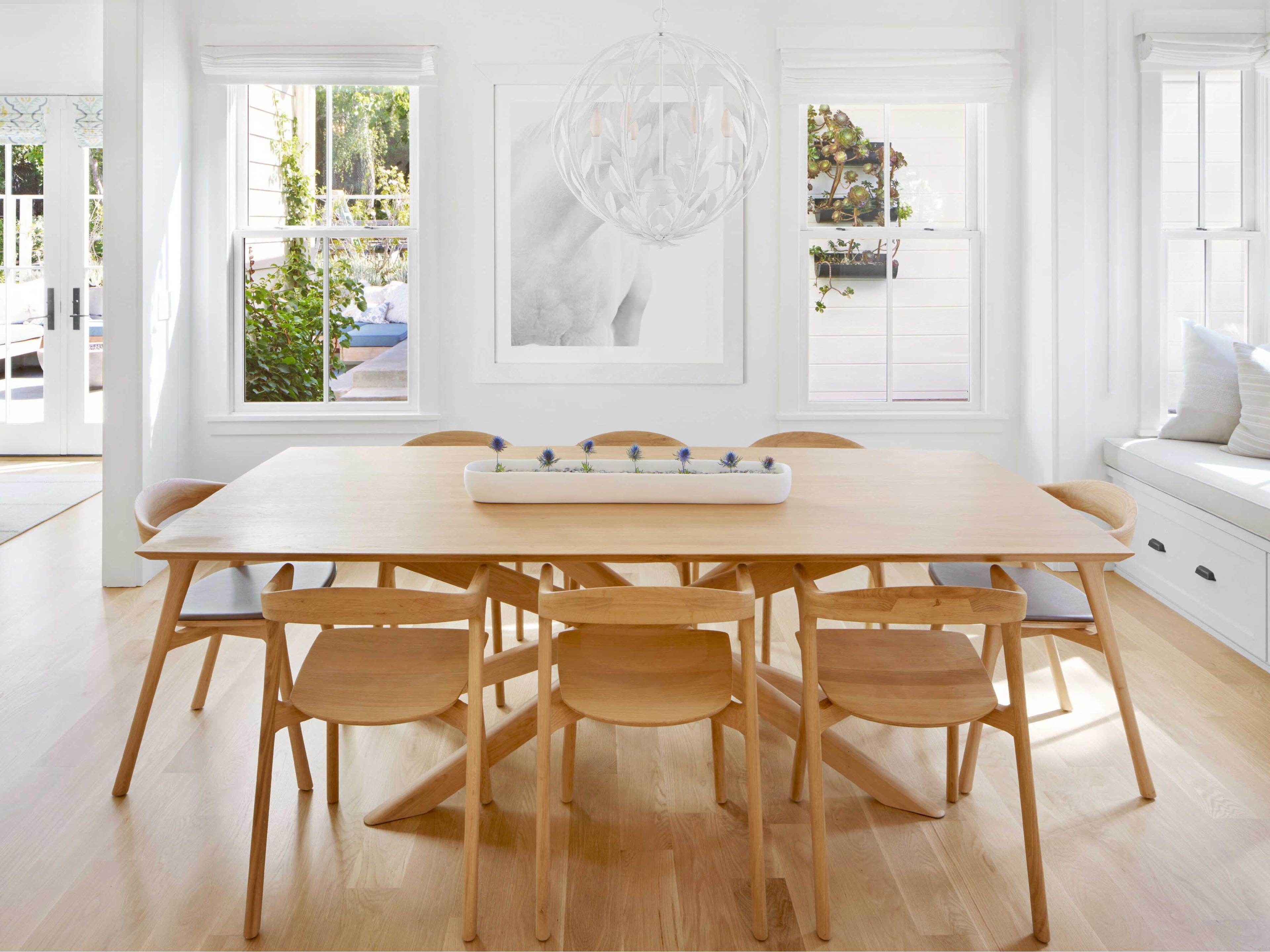 Crystorama Broche 6-Light Matte White Candelabra Globe Chandelier