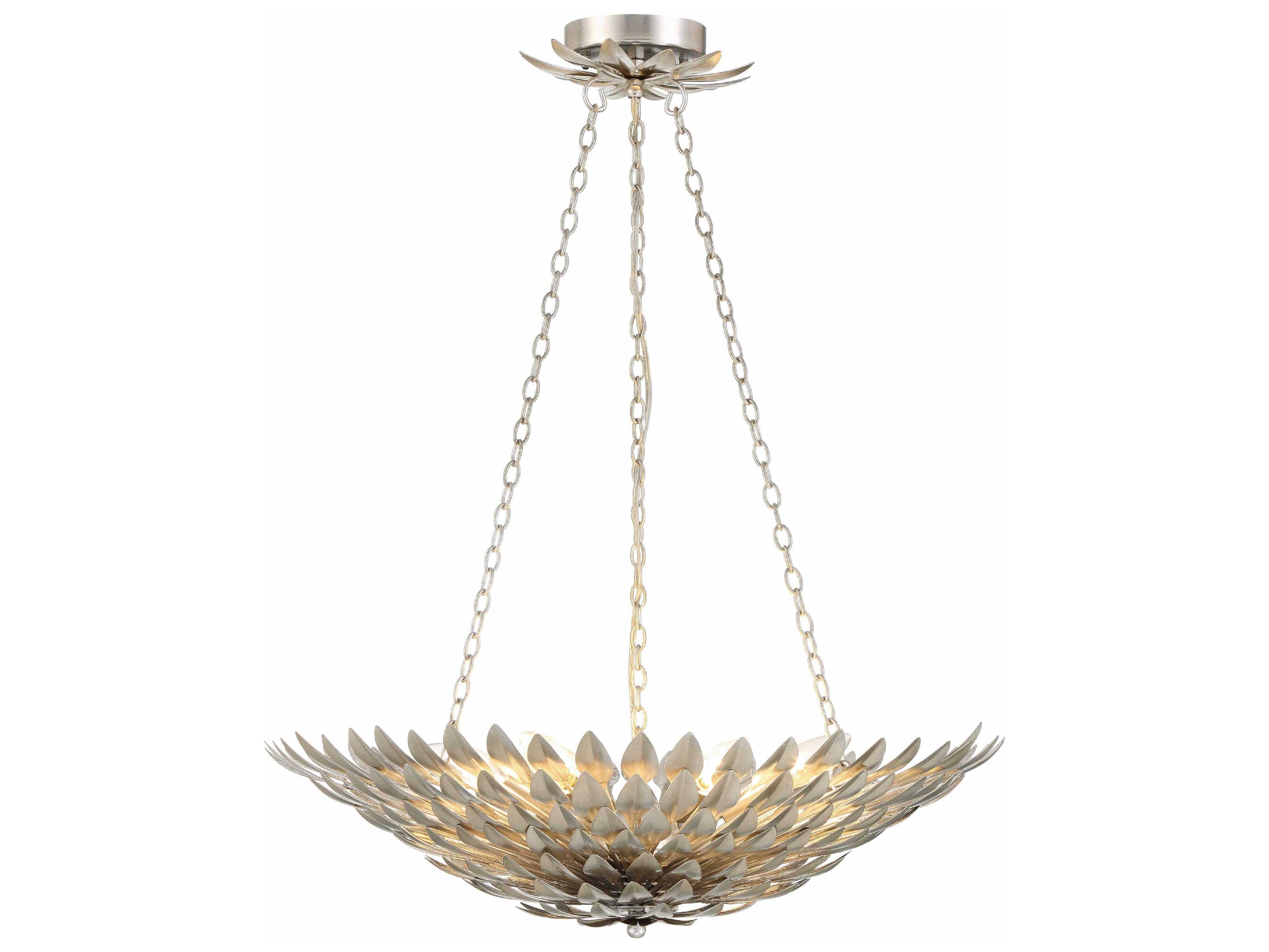 Crystorama Broche 6-Light Gold Pendant