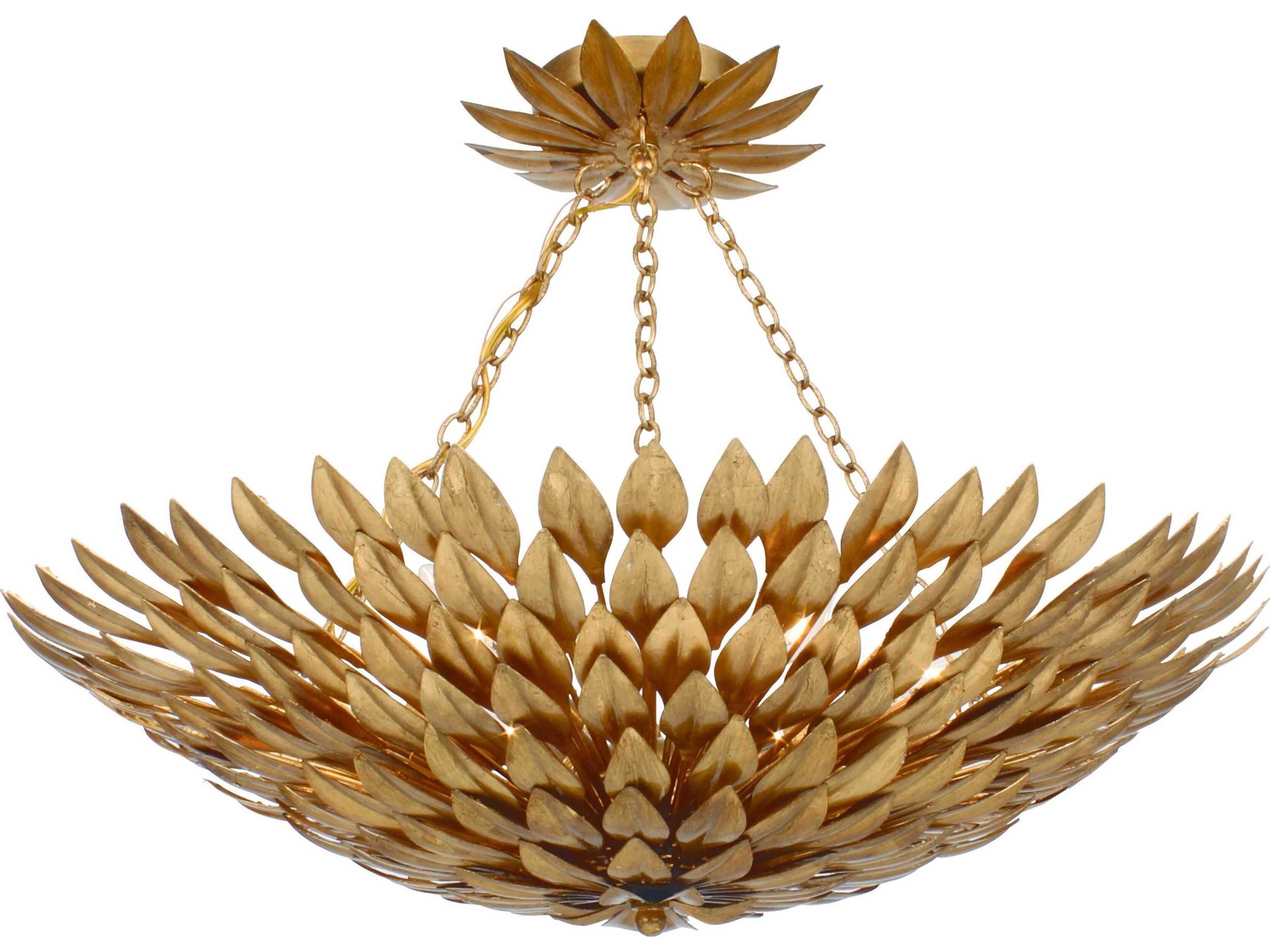 Broche 6-Light Steel Bowl Candelabra Chandelier