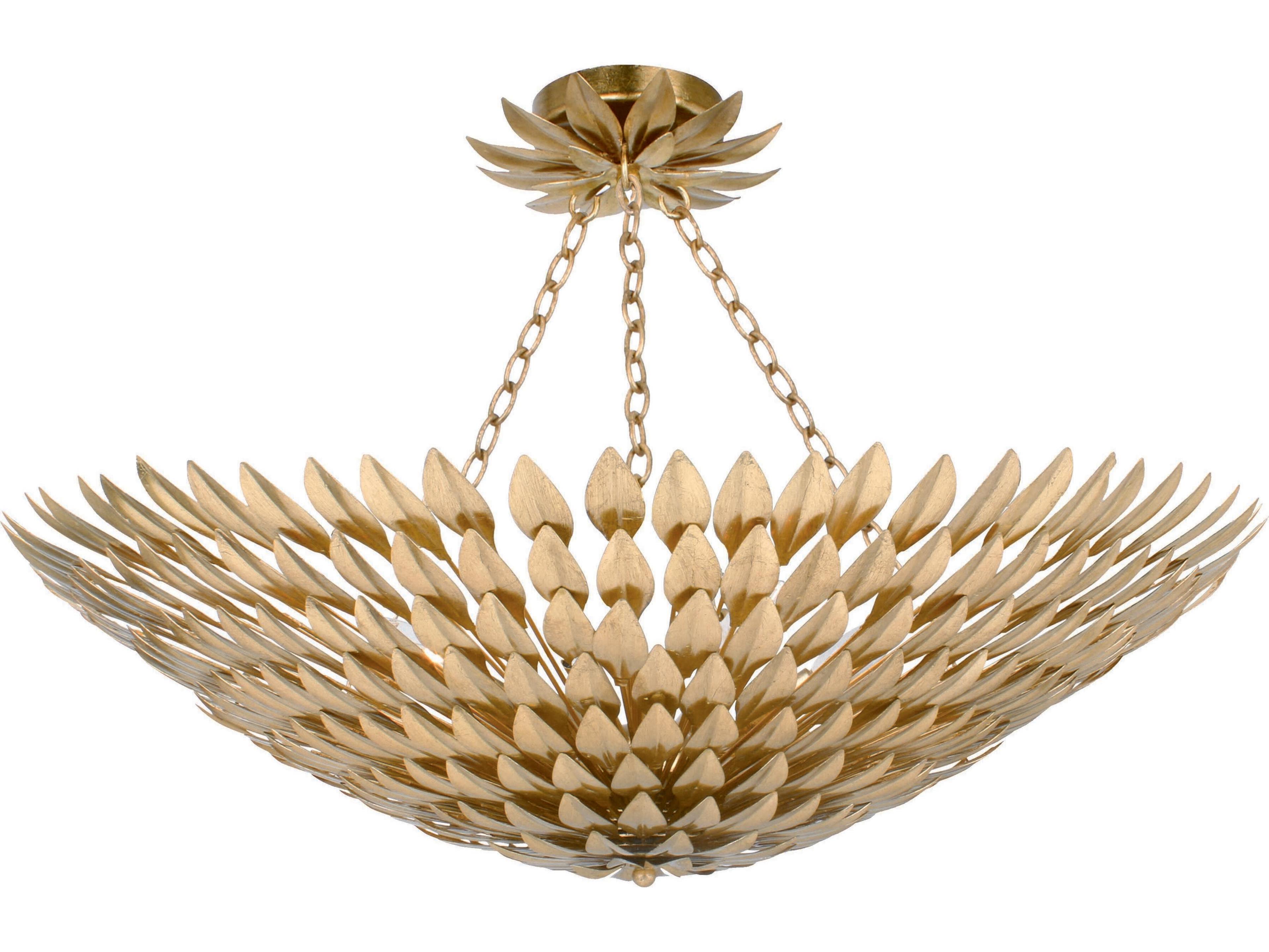 Broche 8-Light Steel Bowl Candelabra Chandelier