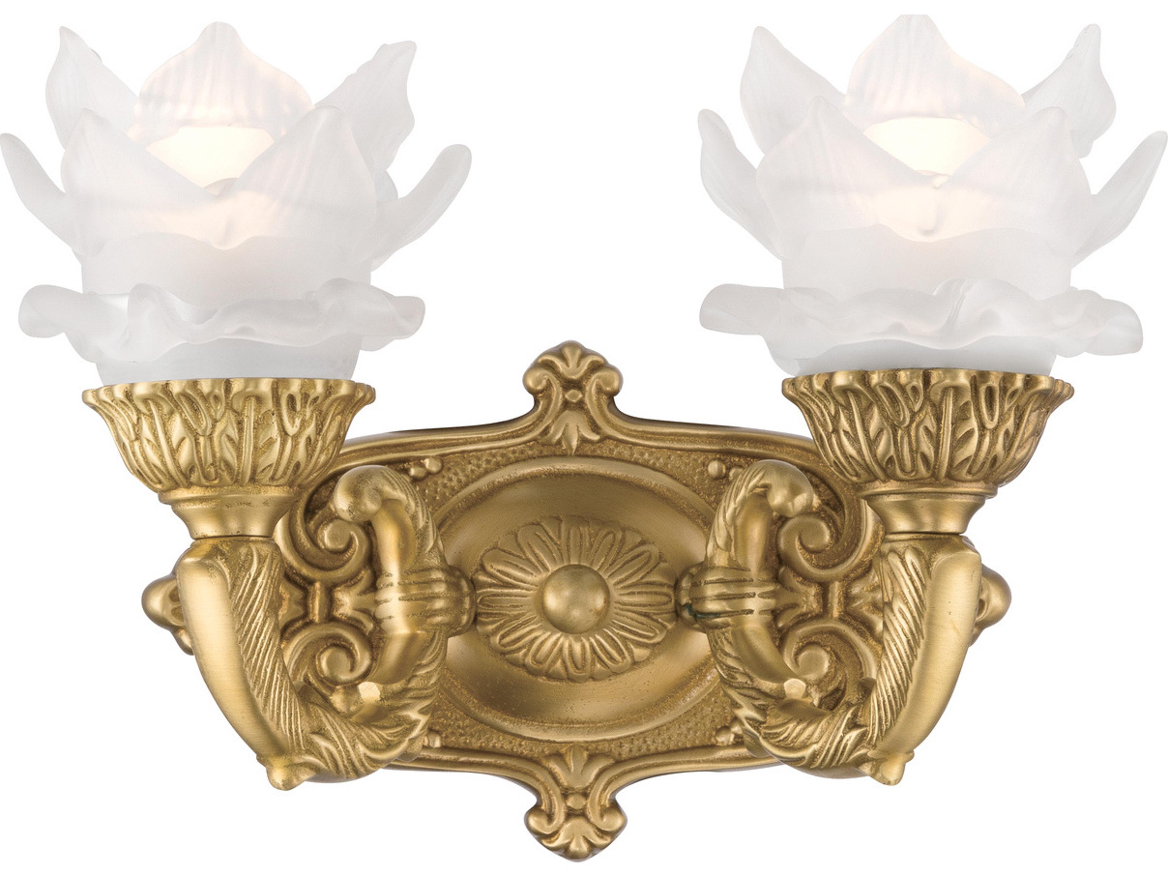 Mayfield 2-Light Gold Traditional Wall Sconce