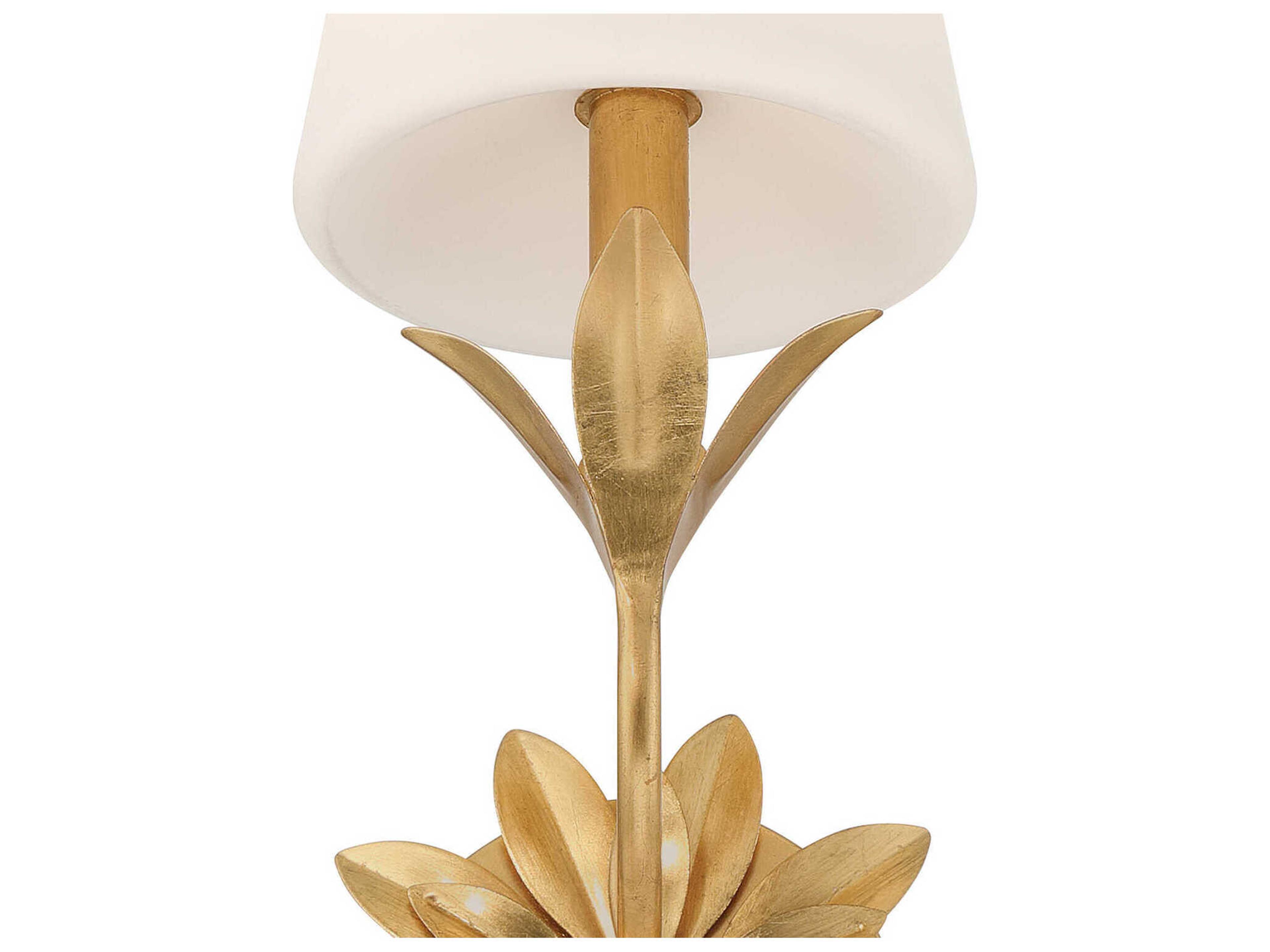 Crystorama Broche 3-Light Antique Gold Vanity Light