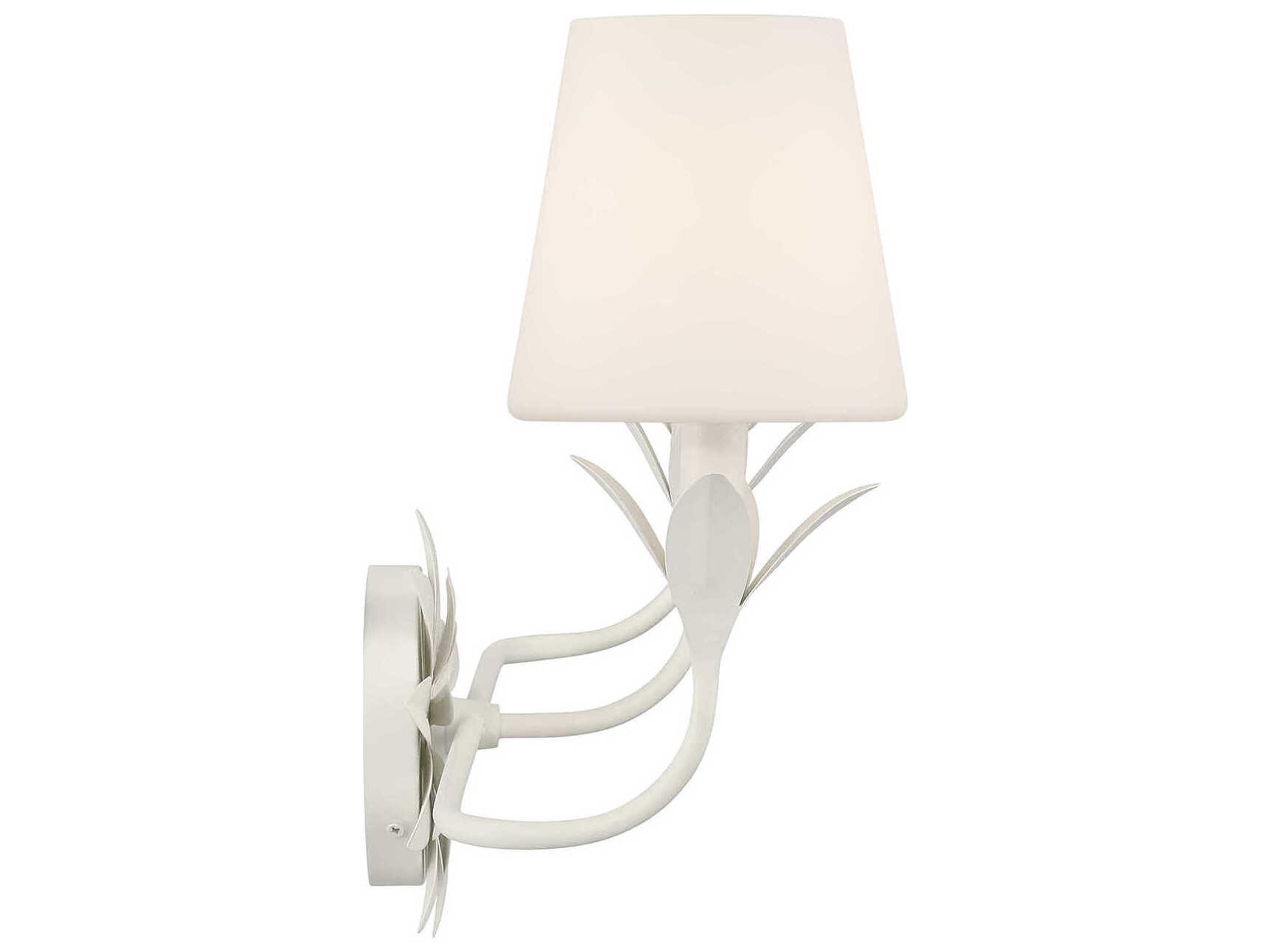 Crystorama Broche 3-Light Matte White Vanity Light