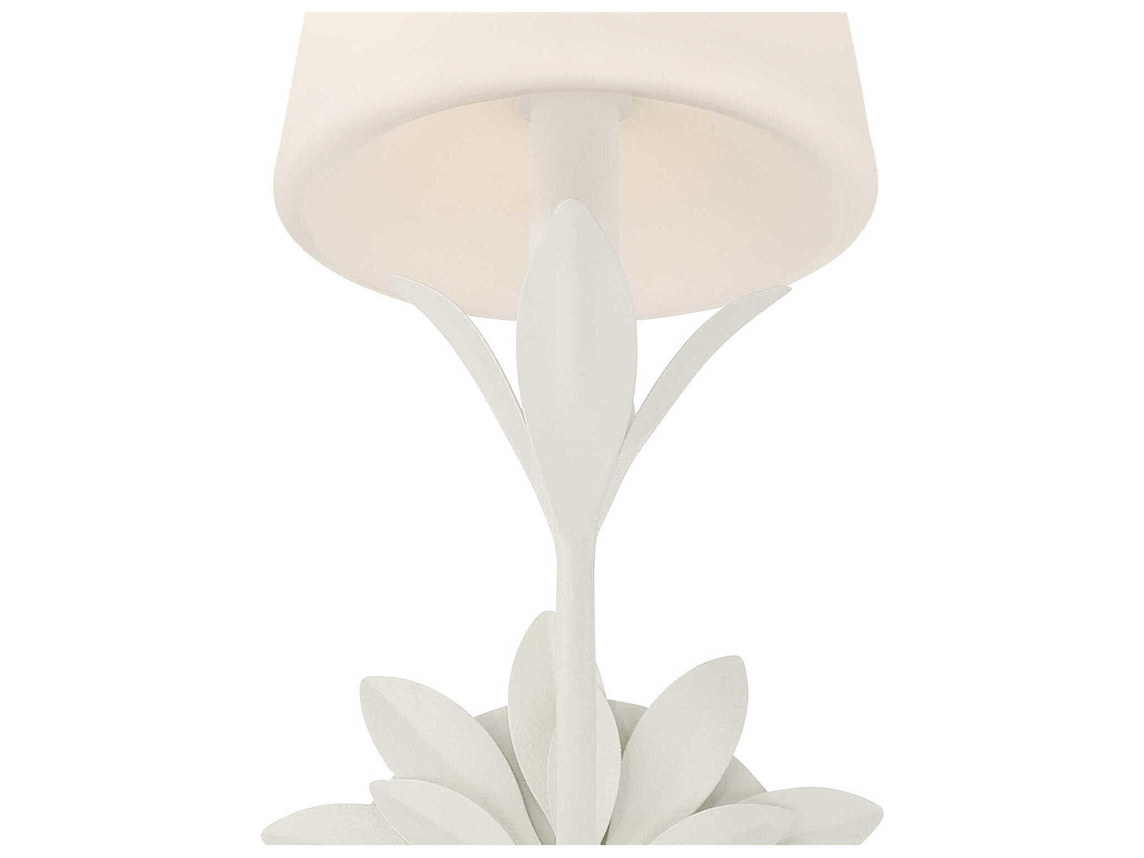 Crystorama Broche 3-Light Matte White Vanity Light