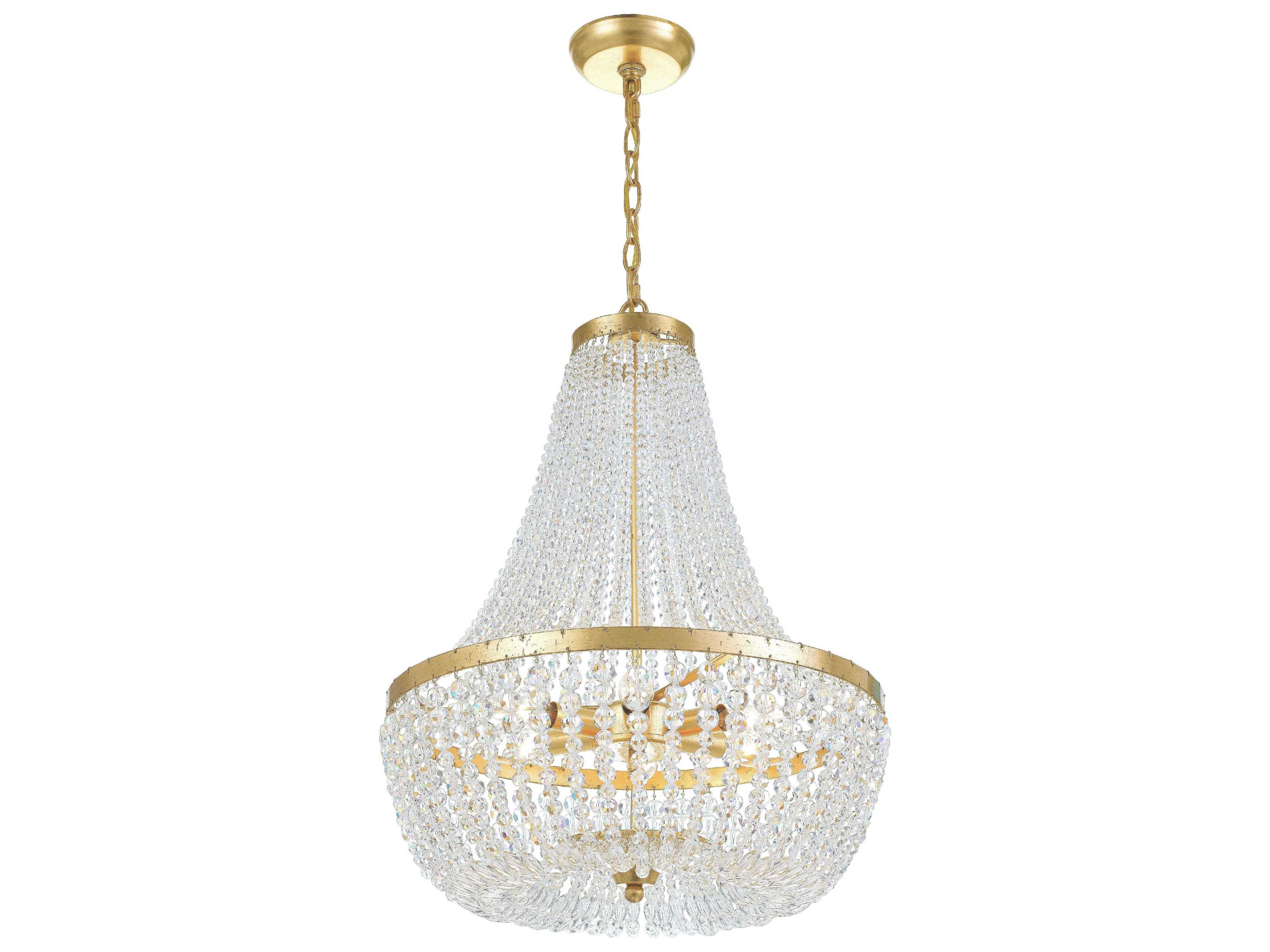 Rylee 6-Light Bronze Candelabra Empire Chandelier