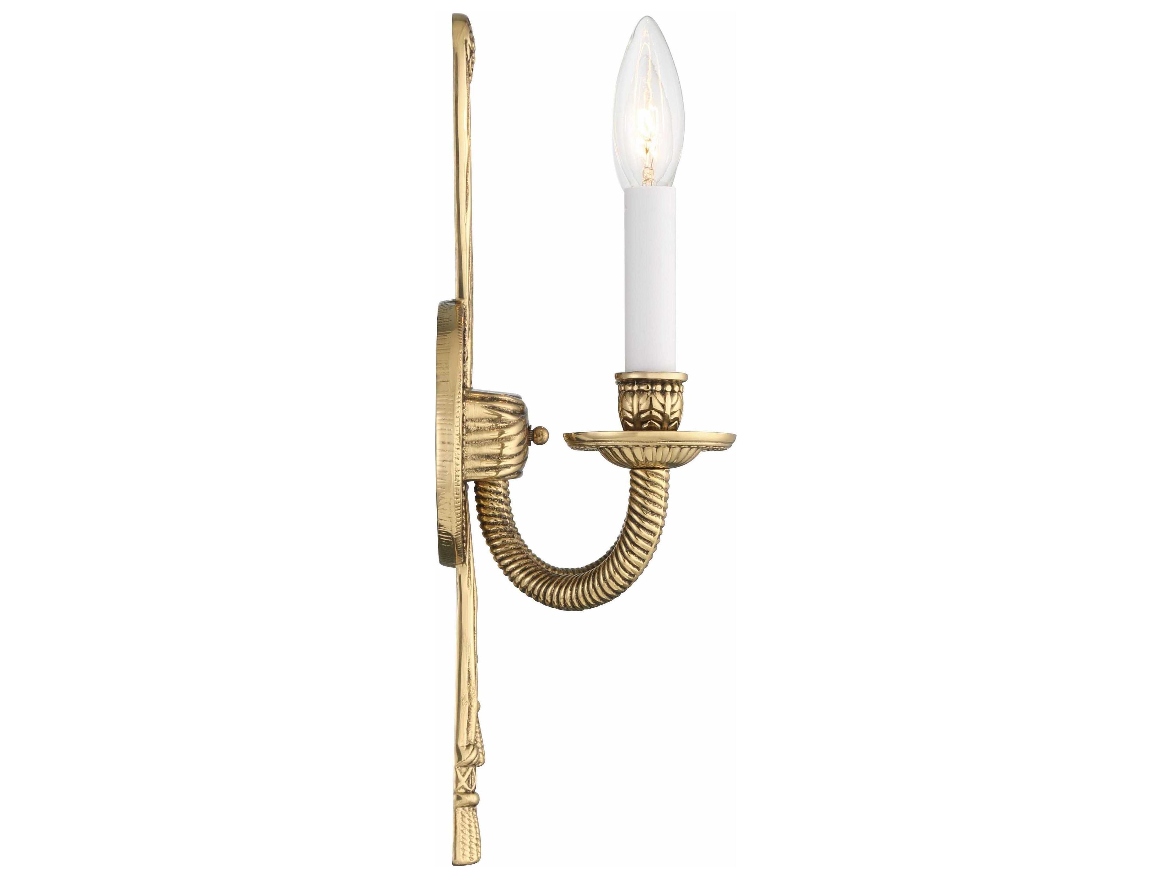 Crystorama 2-Light Olde Brass Wall Sconce