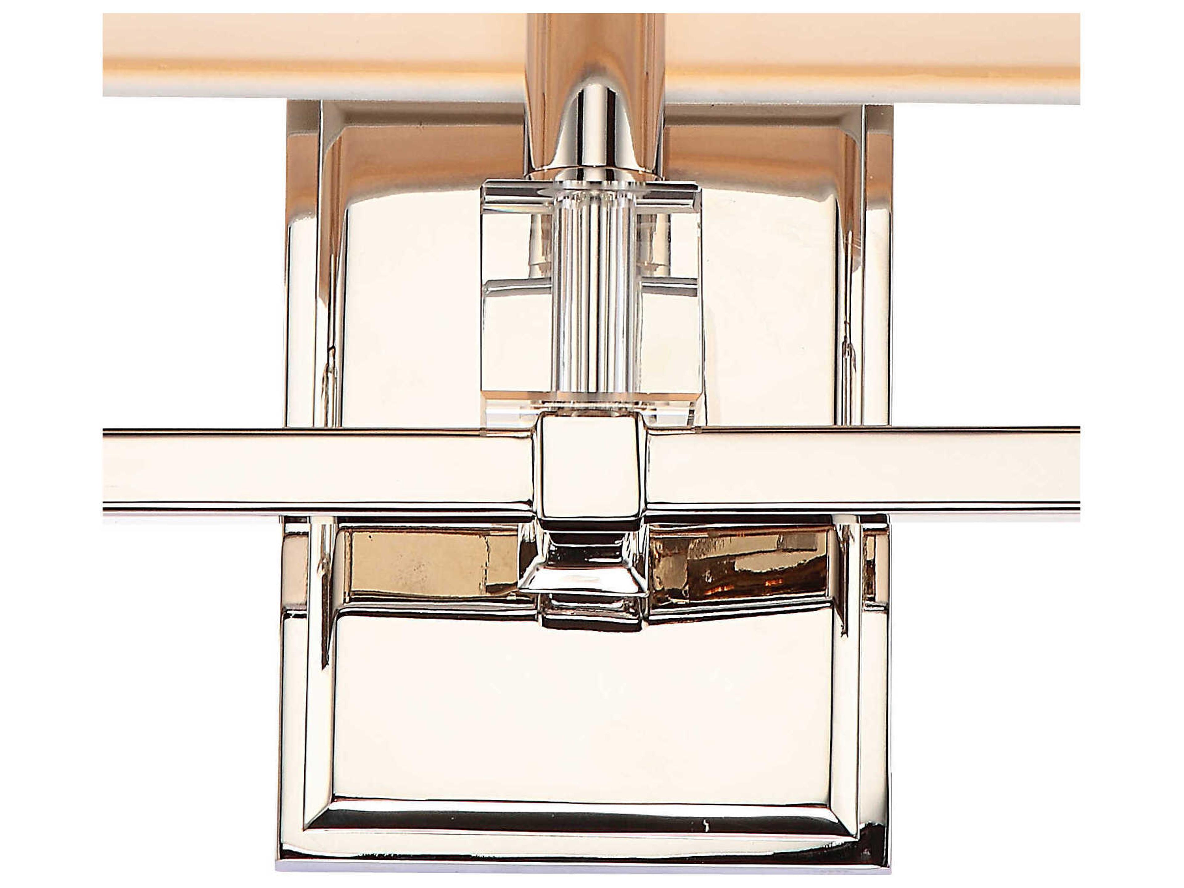 Crystorama Dixon 3-Light Polished Nickel Crystal Wall Sconce