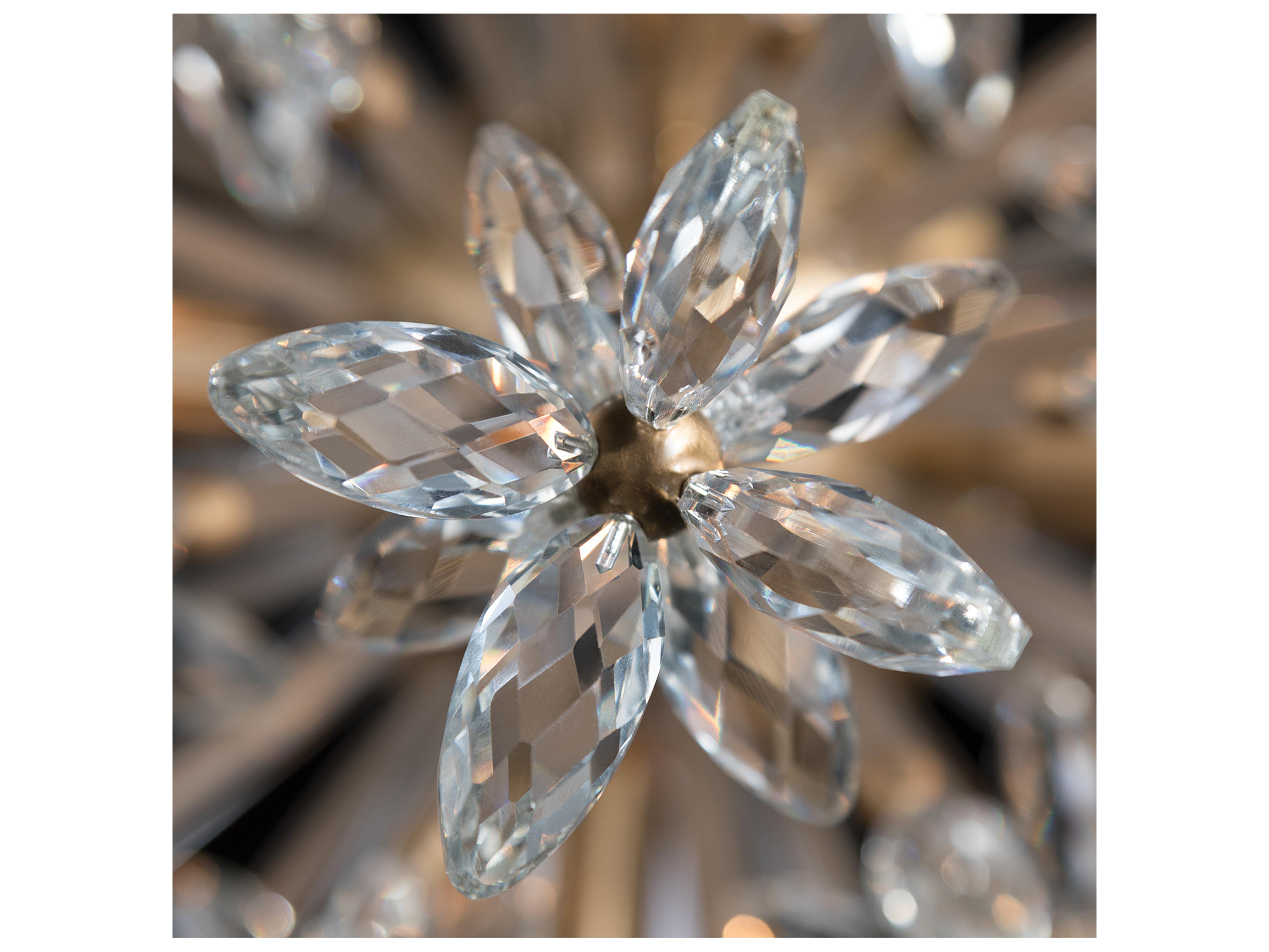 Crystorama Adley 6-Light Gold Sputnik Pendant