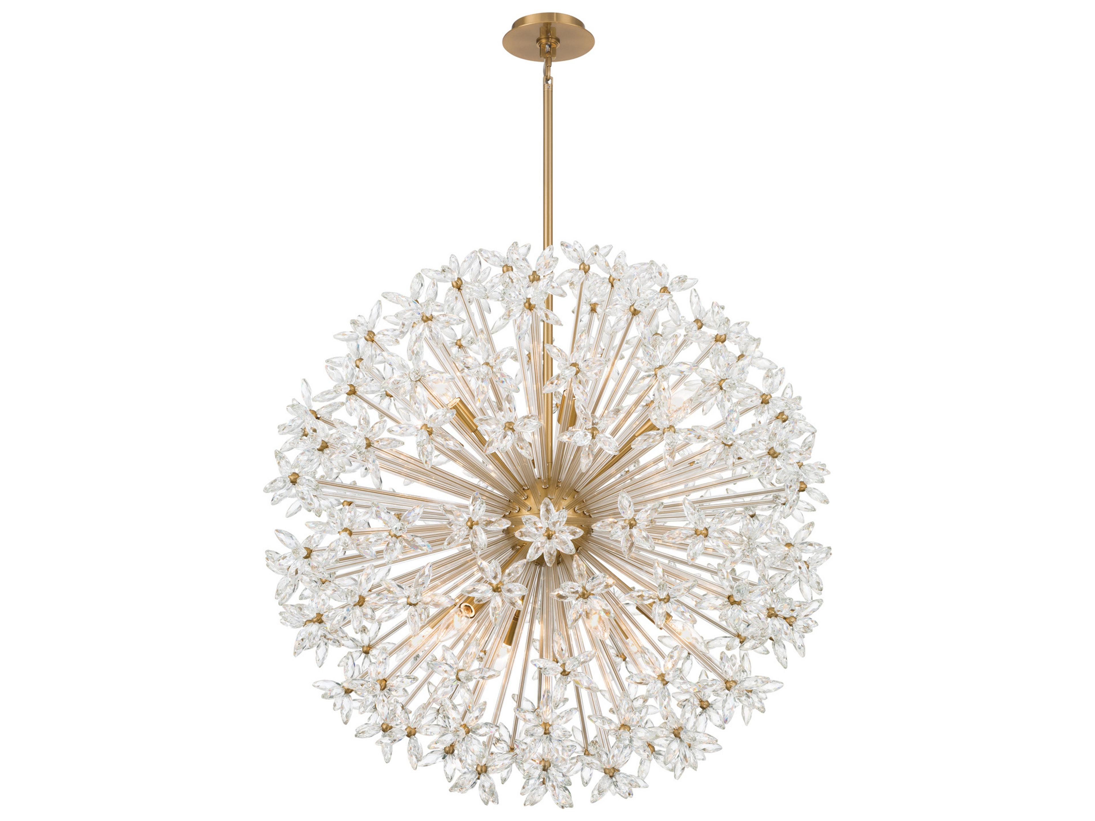 Adley 12-Light Gold Sputnik Pendant