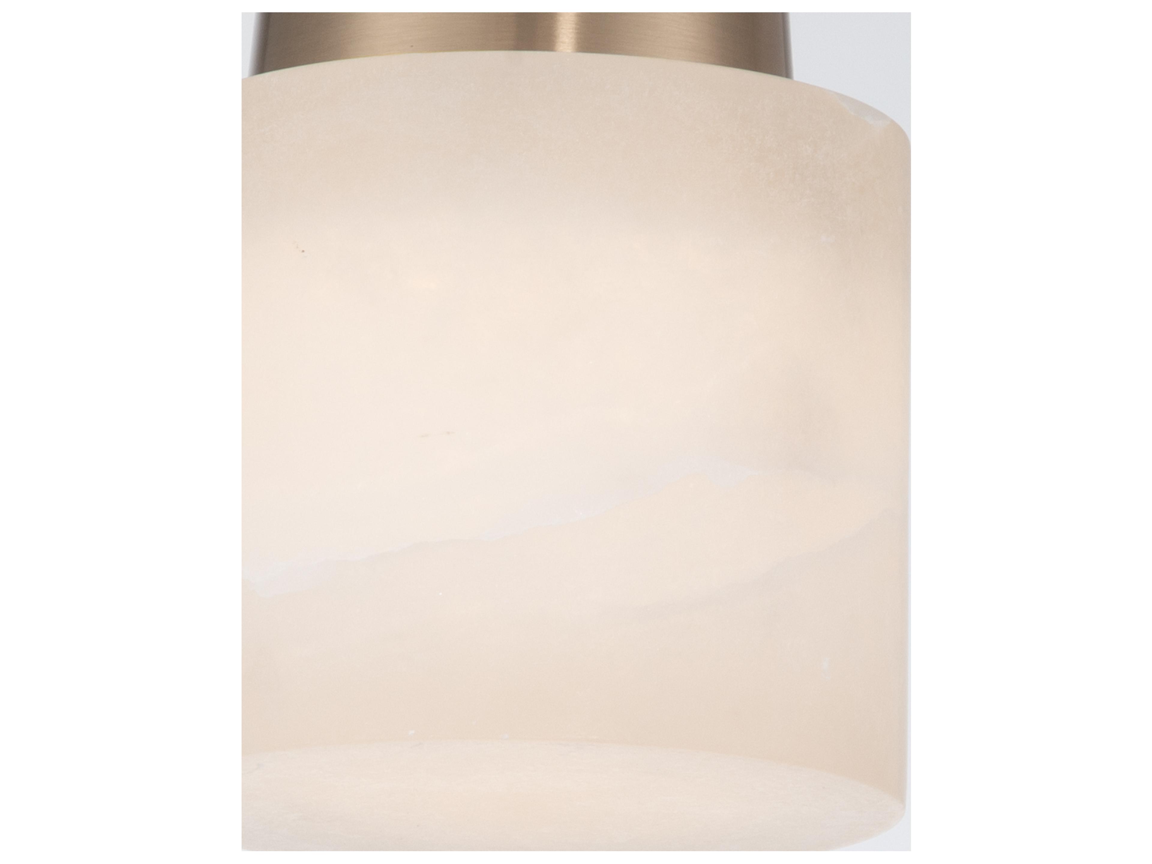 Crystorama Acme 1-Light Gold Semi Flush Mount