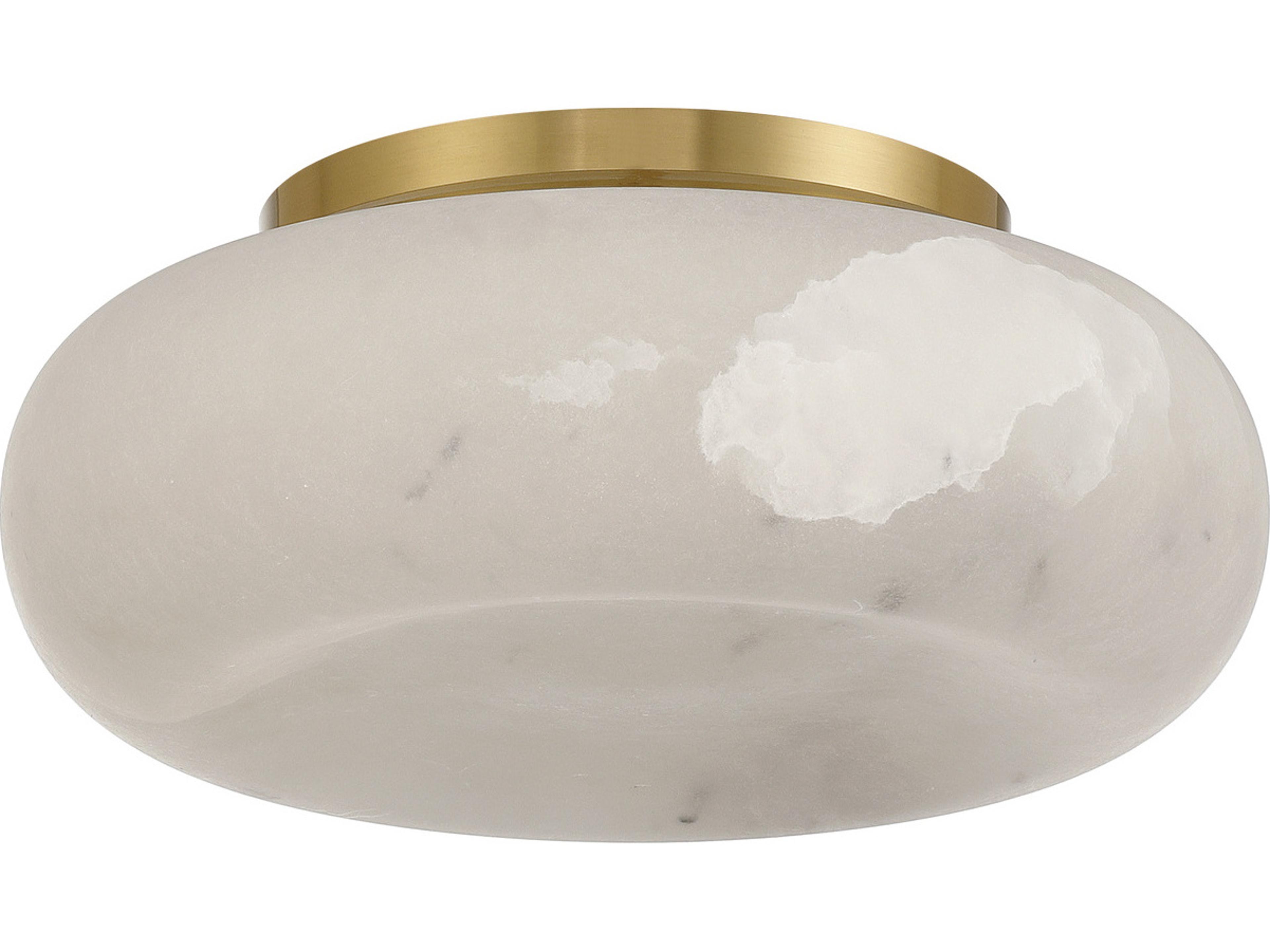 Crystorama Acme 1-Light Gold Flush Mount