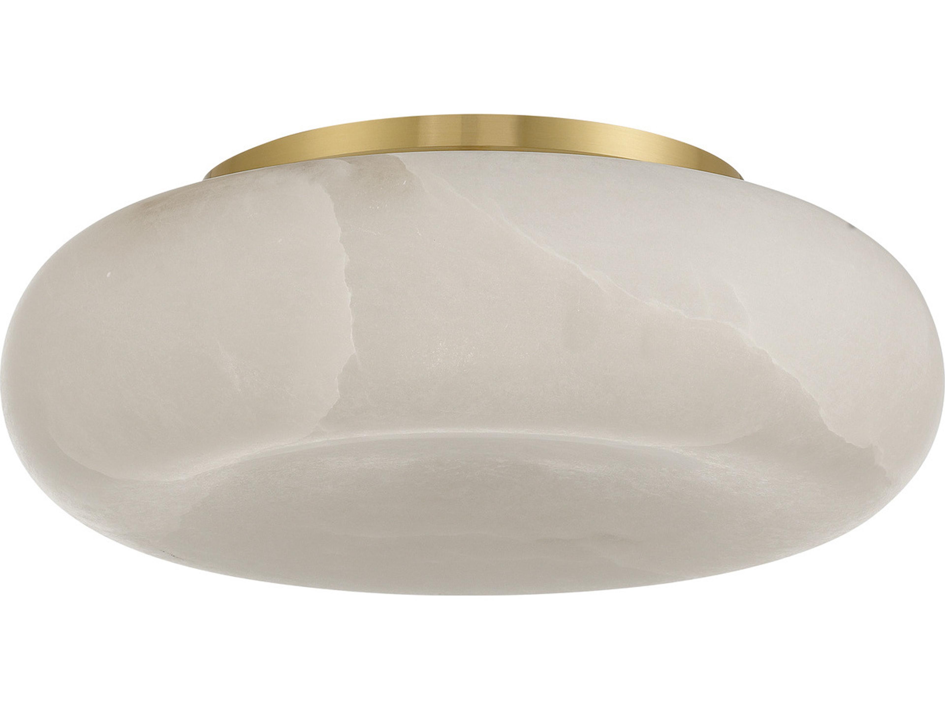 Crystorama Acme 1-Light Gold Copper Flush Mount