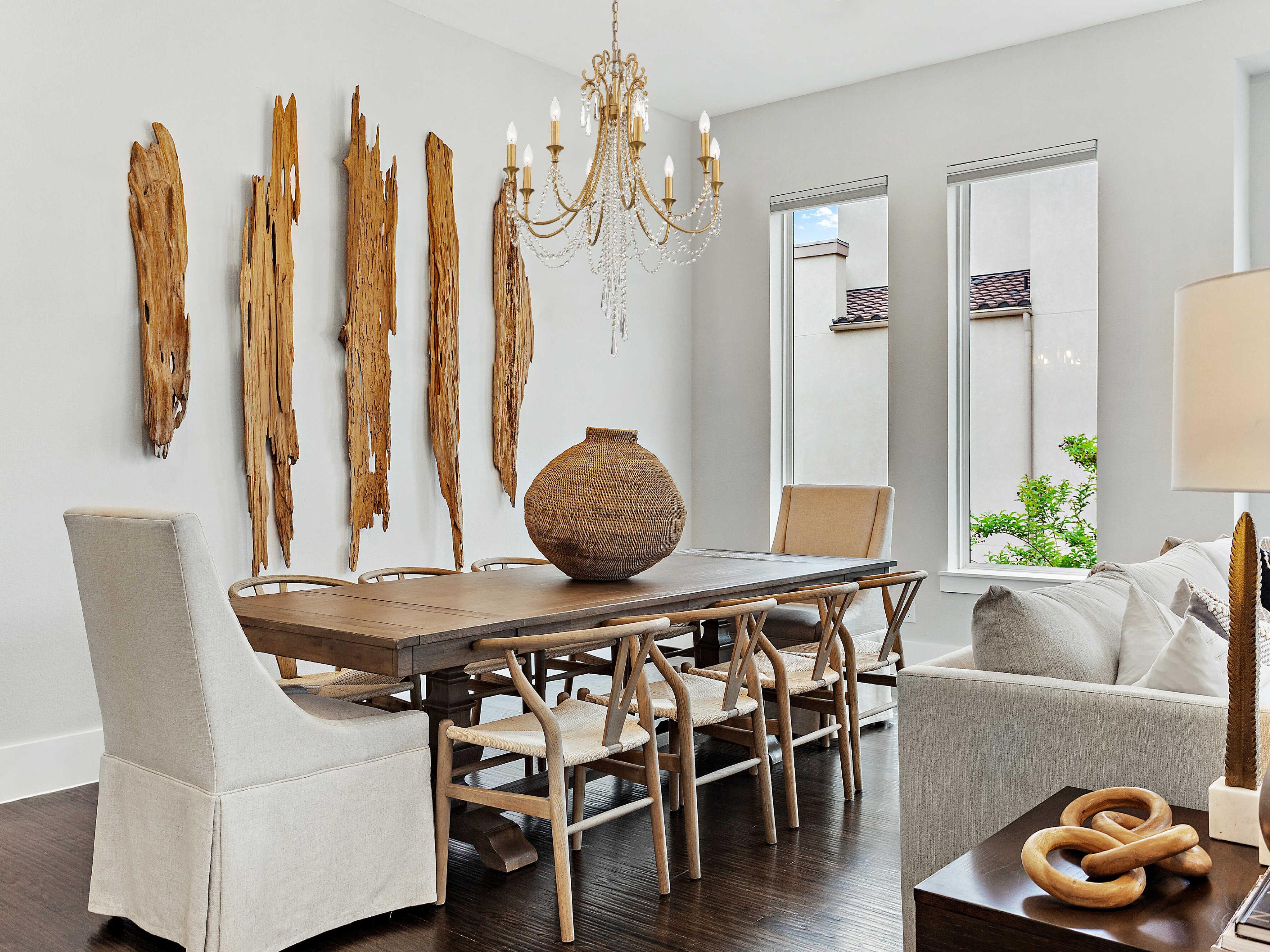 Crystorama Arcadia 8-Light Antique Gold Crystal Candelabra Chandelier