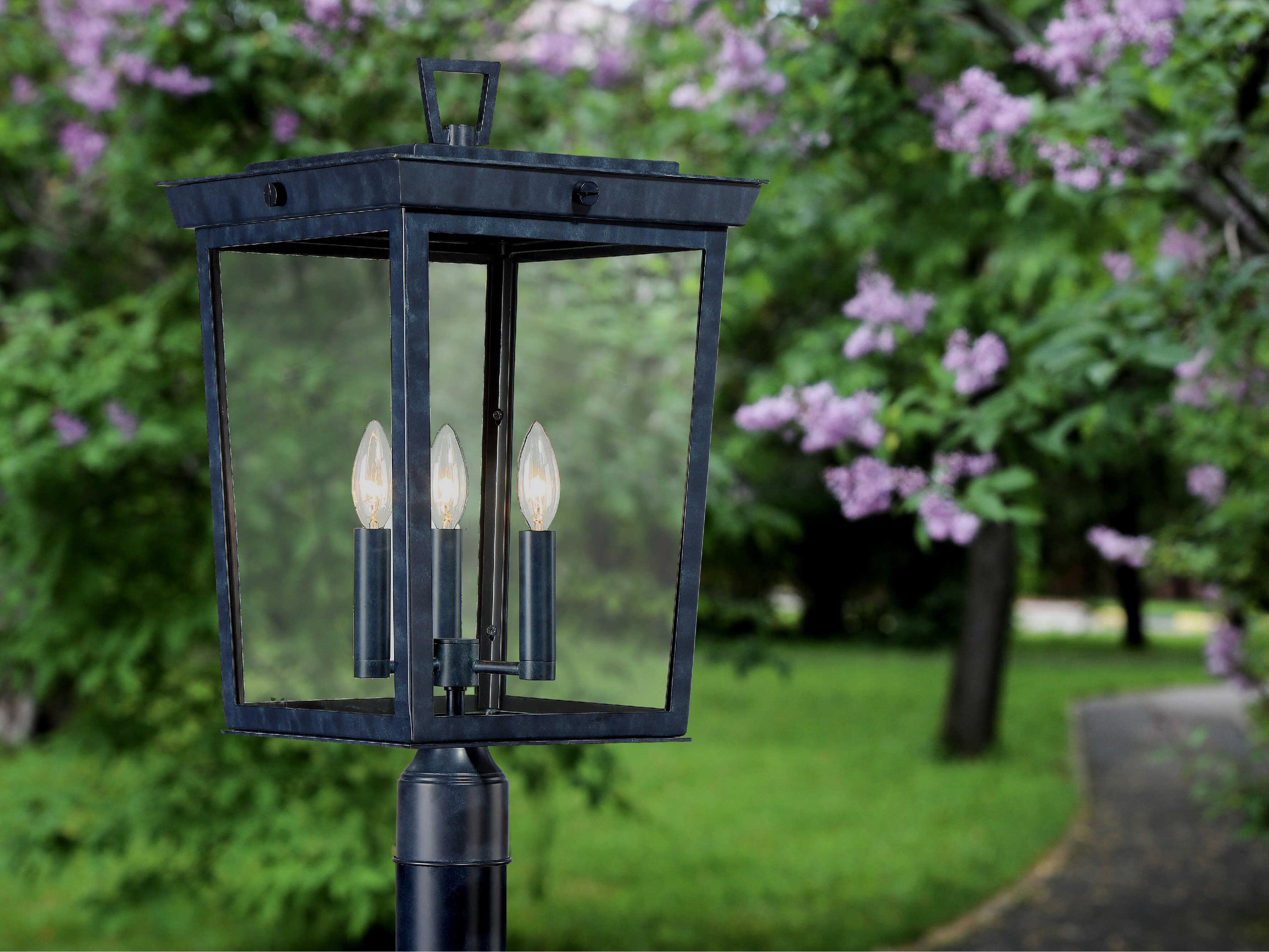 Crystorama Belmont 3 - Light Outdoor Post Light