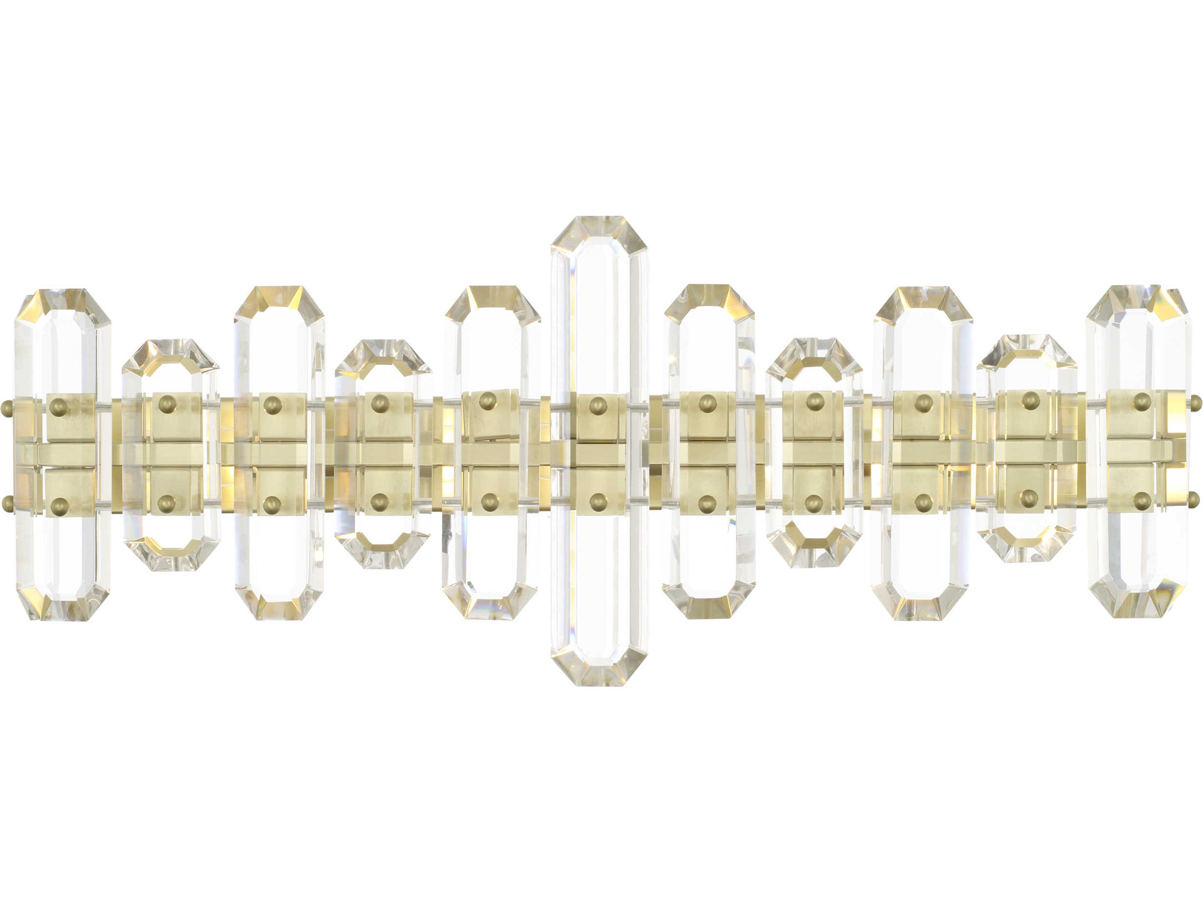 Bolton 3-Light Gold Crystal Vanity Light