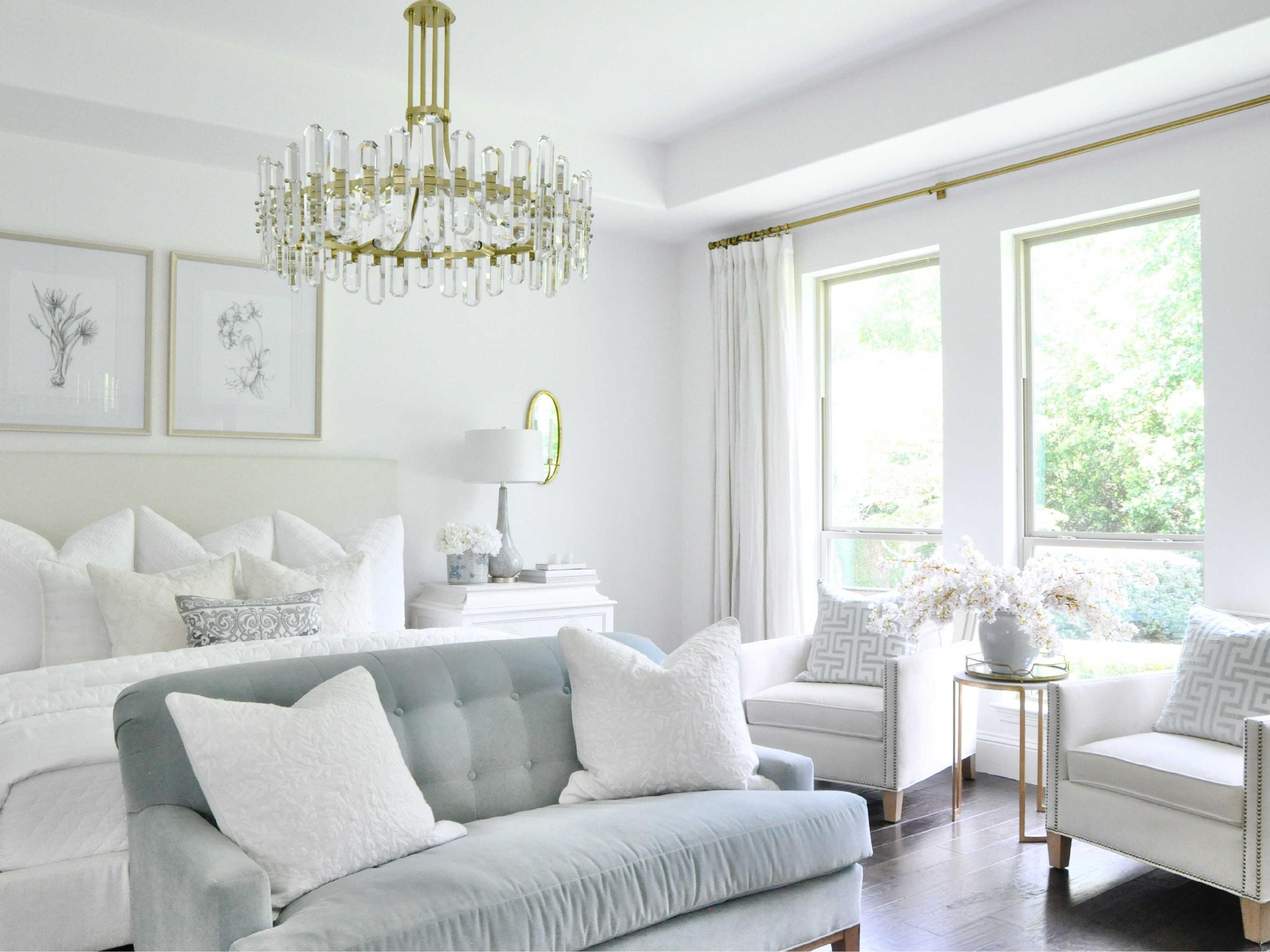 Crystorama Bolton 12-Light Gold Crystal Candelabra Drum Linear Chandelier