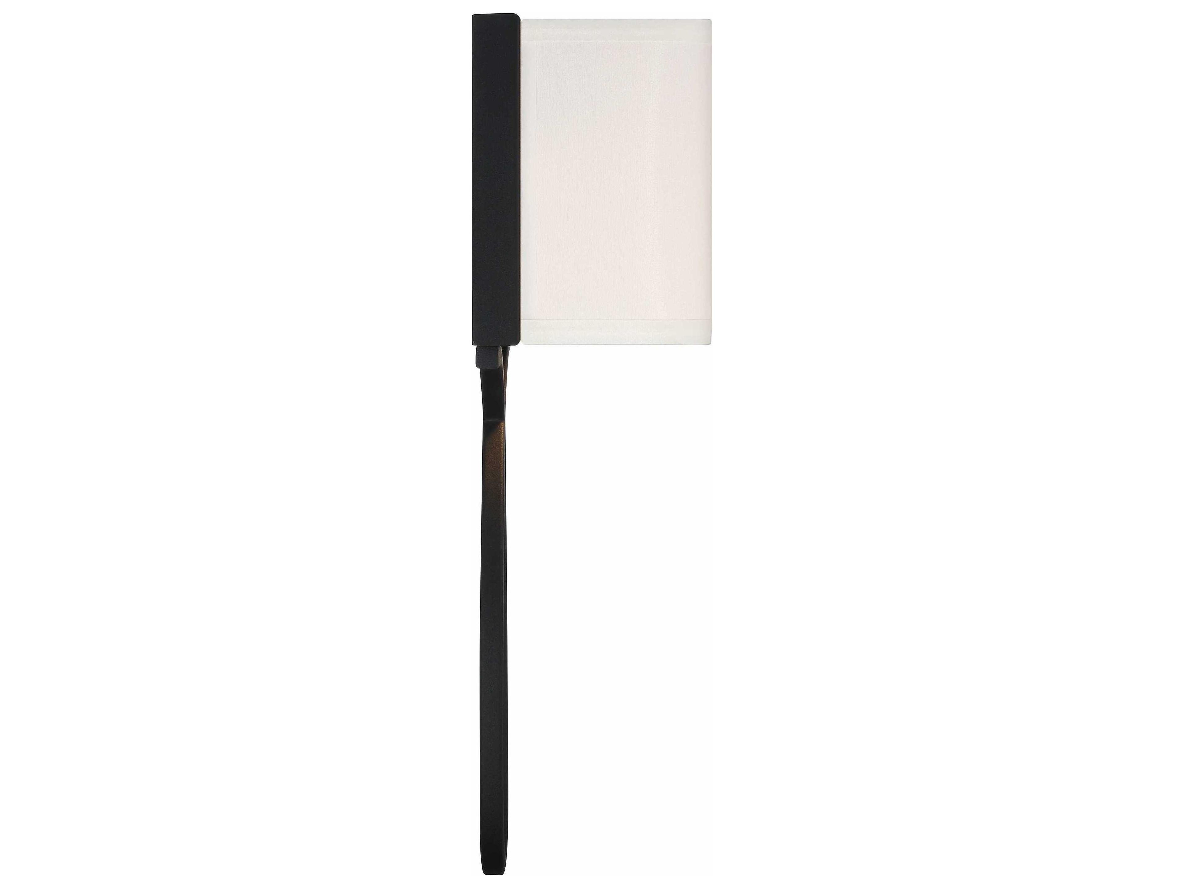 Crystorama Brinkley 2-Light Black Forged Wall Sconce