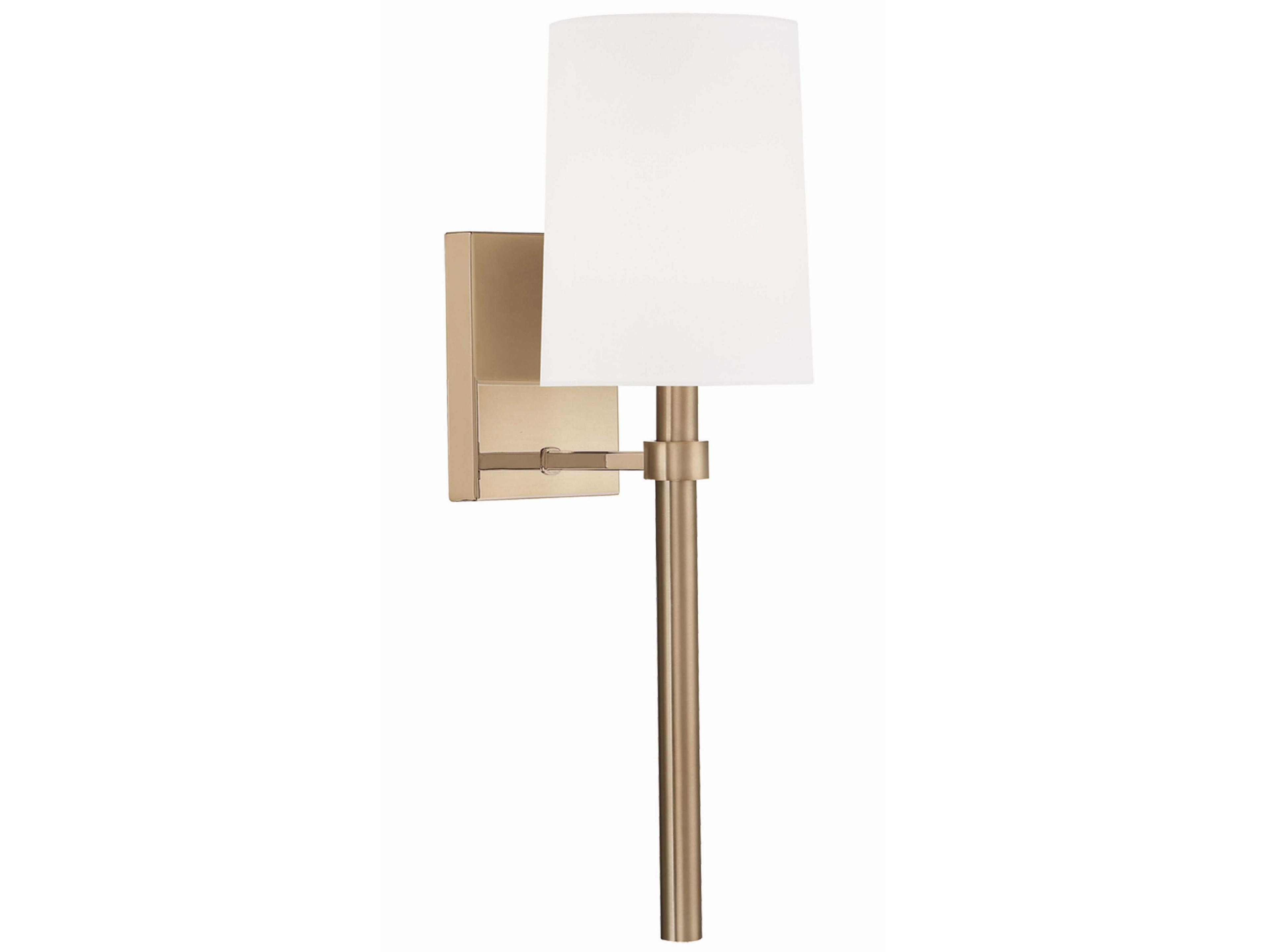 Crystorama Bromley 1-Light Nickel Wall Sconce