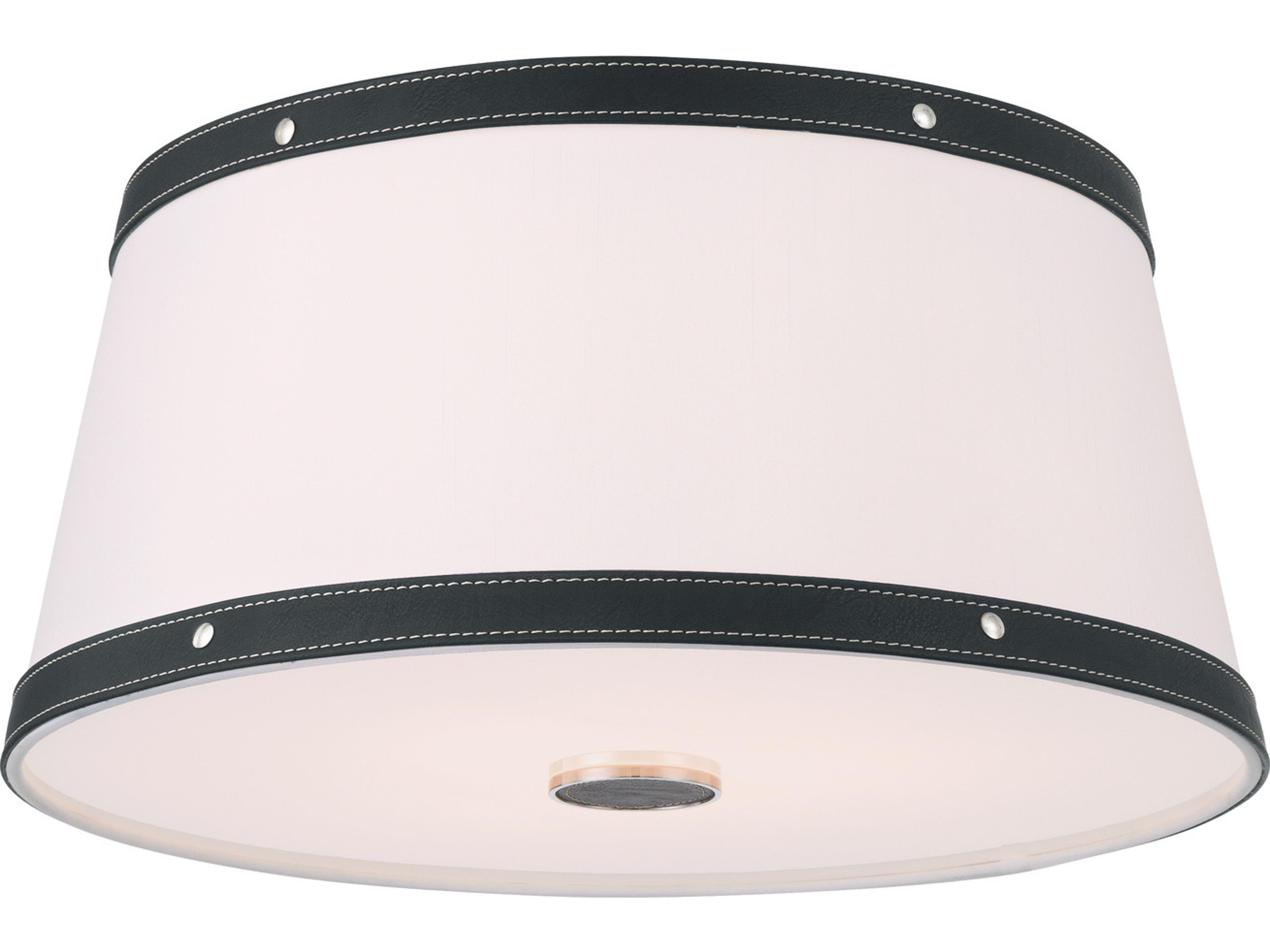 Callahan 3-Light Black Flush Mount