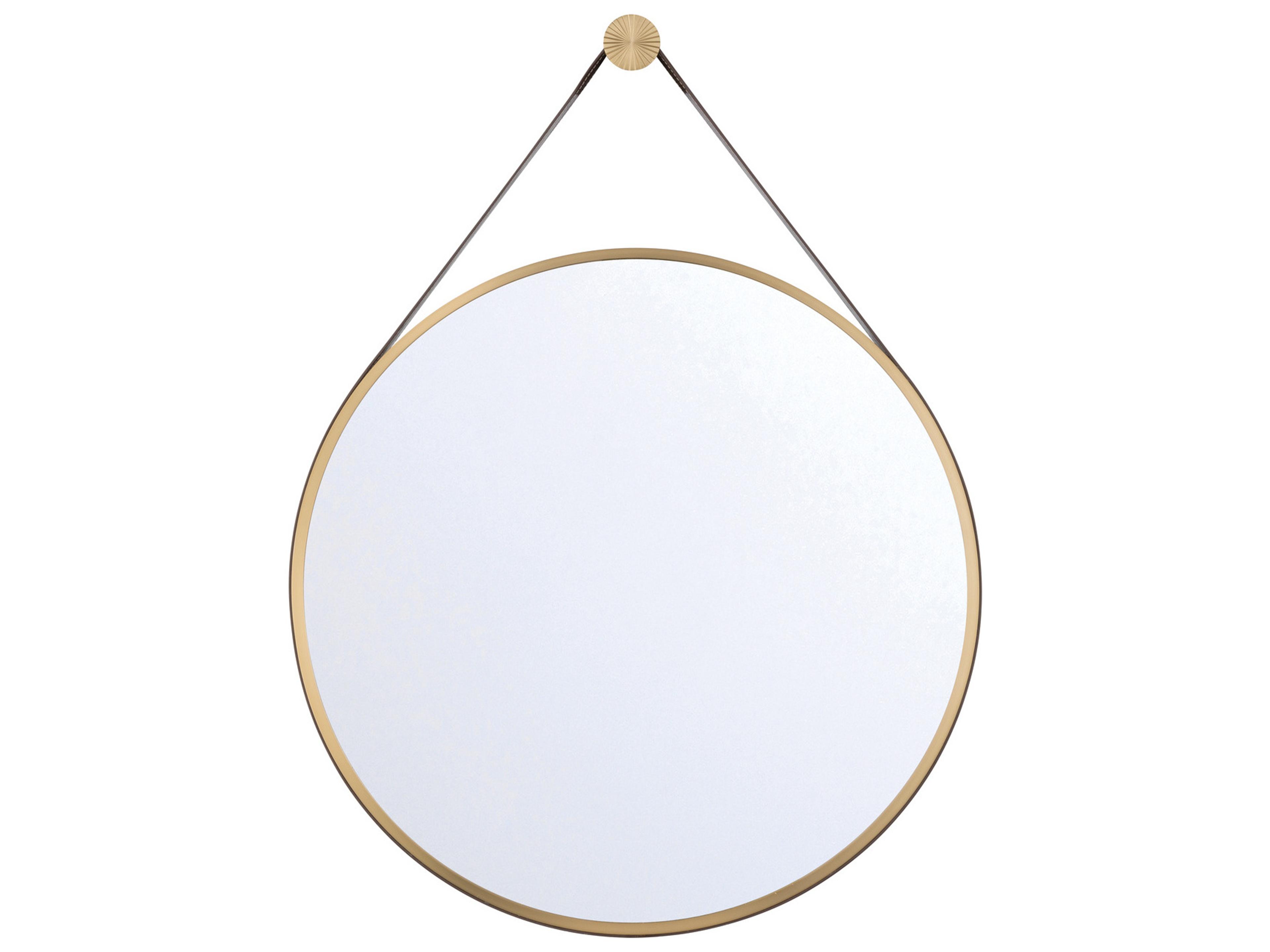 Callahan Gold Wall Mirror Round